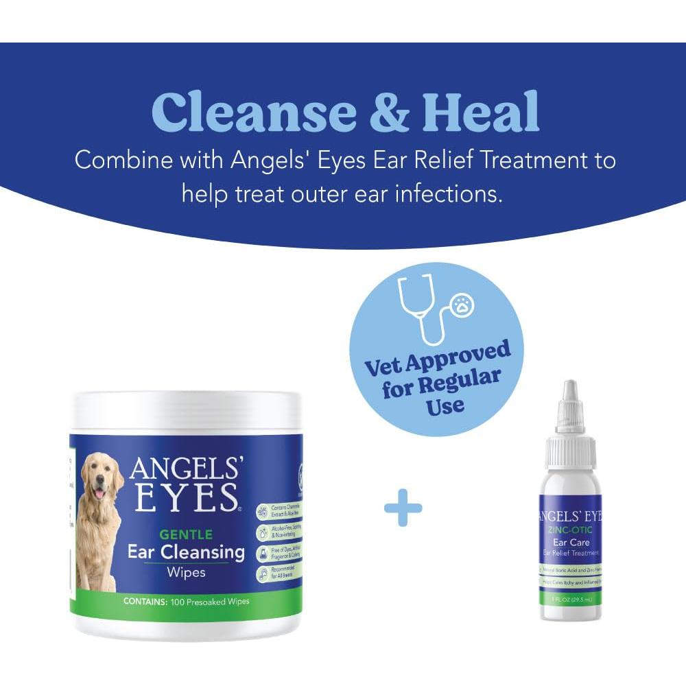 Toallitas Limpiadoras de Oídos Angels' Eyes 100 Unidades