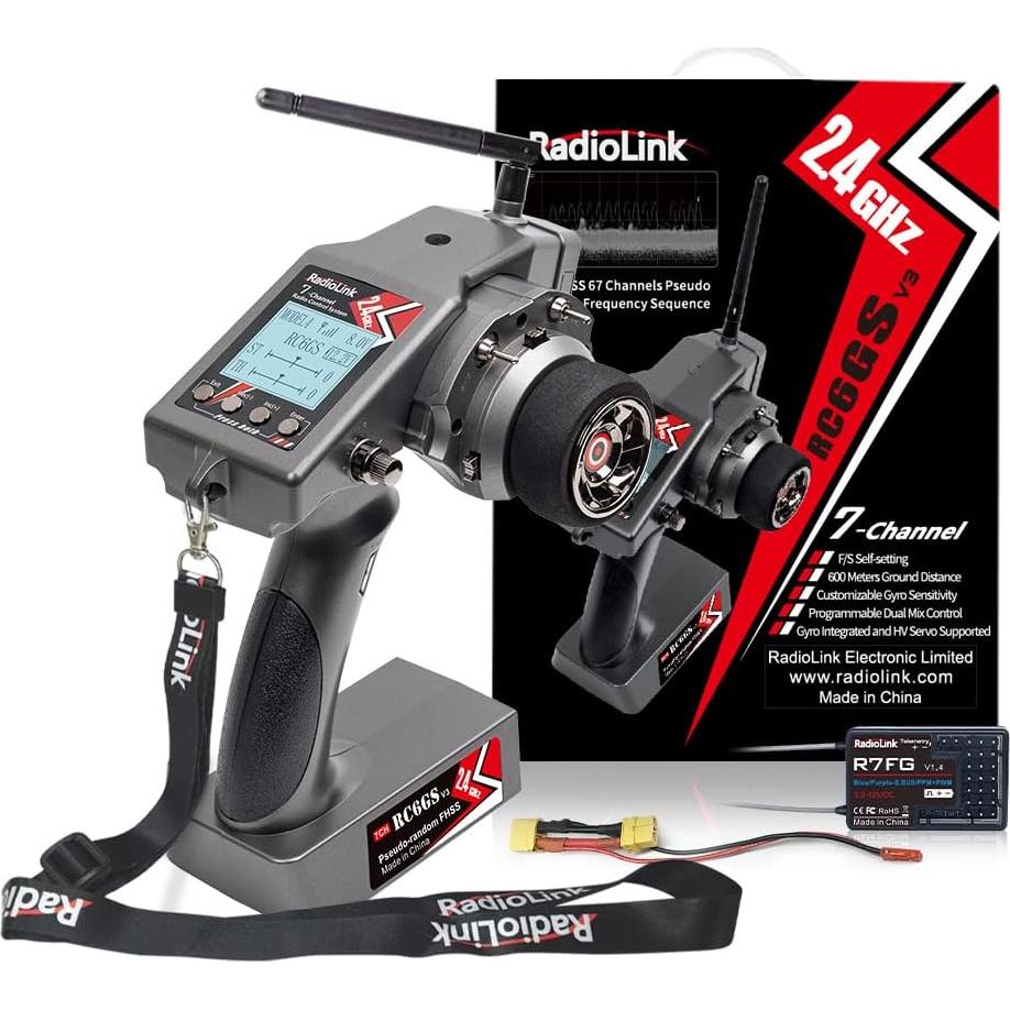 Radiolink RC6GS V3 Transmisor 7 Canales con Receptor R7FG