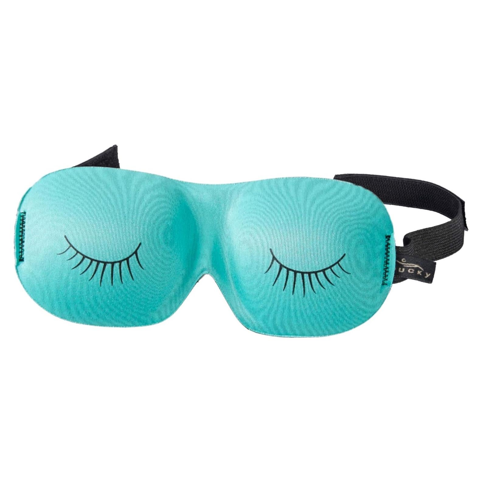 Máscara de Ojos Bucky Ultraligera Contorneada Aqua 20.32x10.16cm