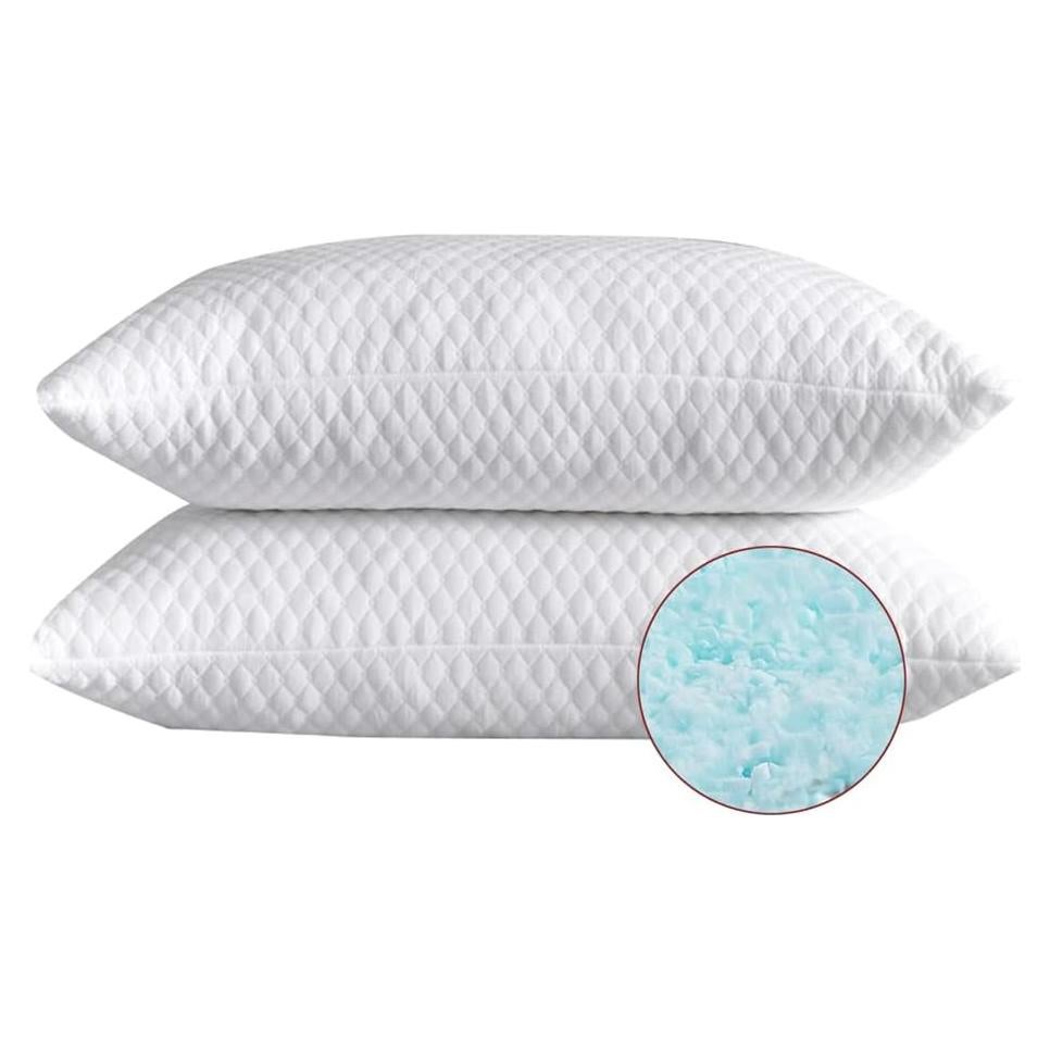 Almohadas de Espuma Viscoelástica NTCOCO Rey 2-Pack Hipoalergénicas