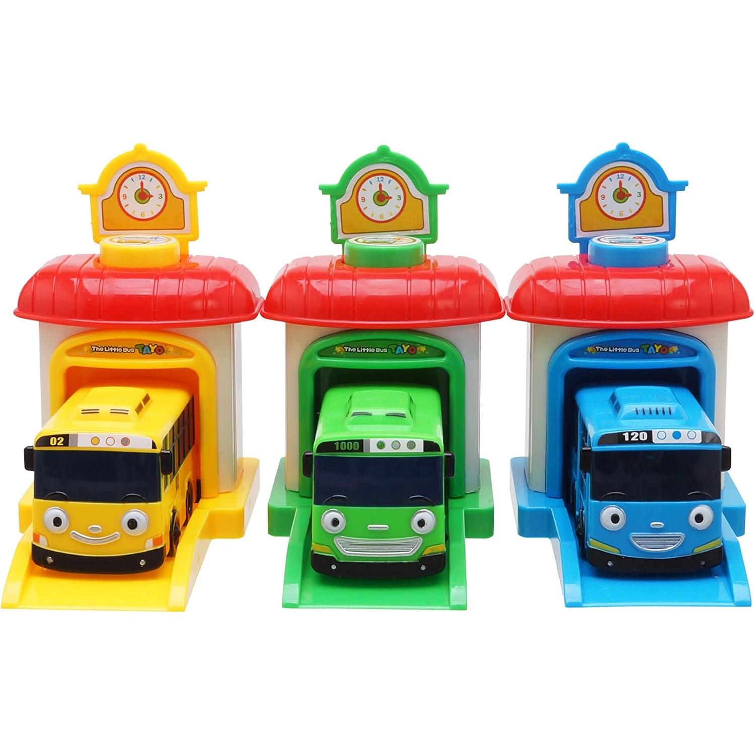 Estación de Autos Disparadores Tayo Rogi Lani - Juguete 300g