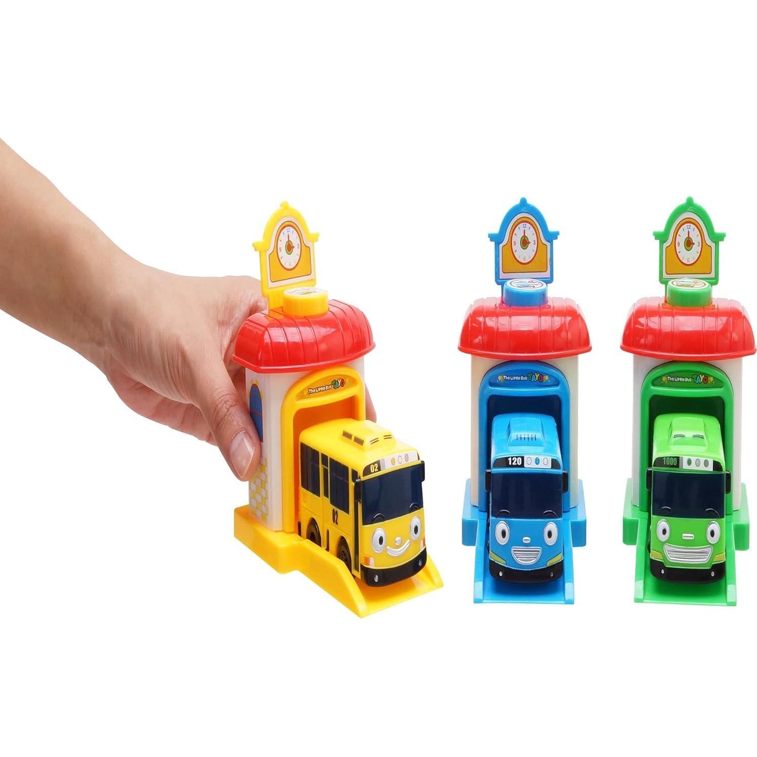 Estación de Autos Disparadores Tayo Rogi Lani - Juguete 300g