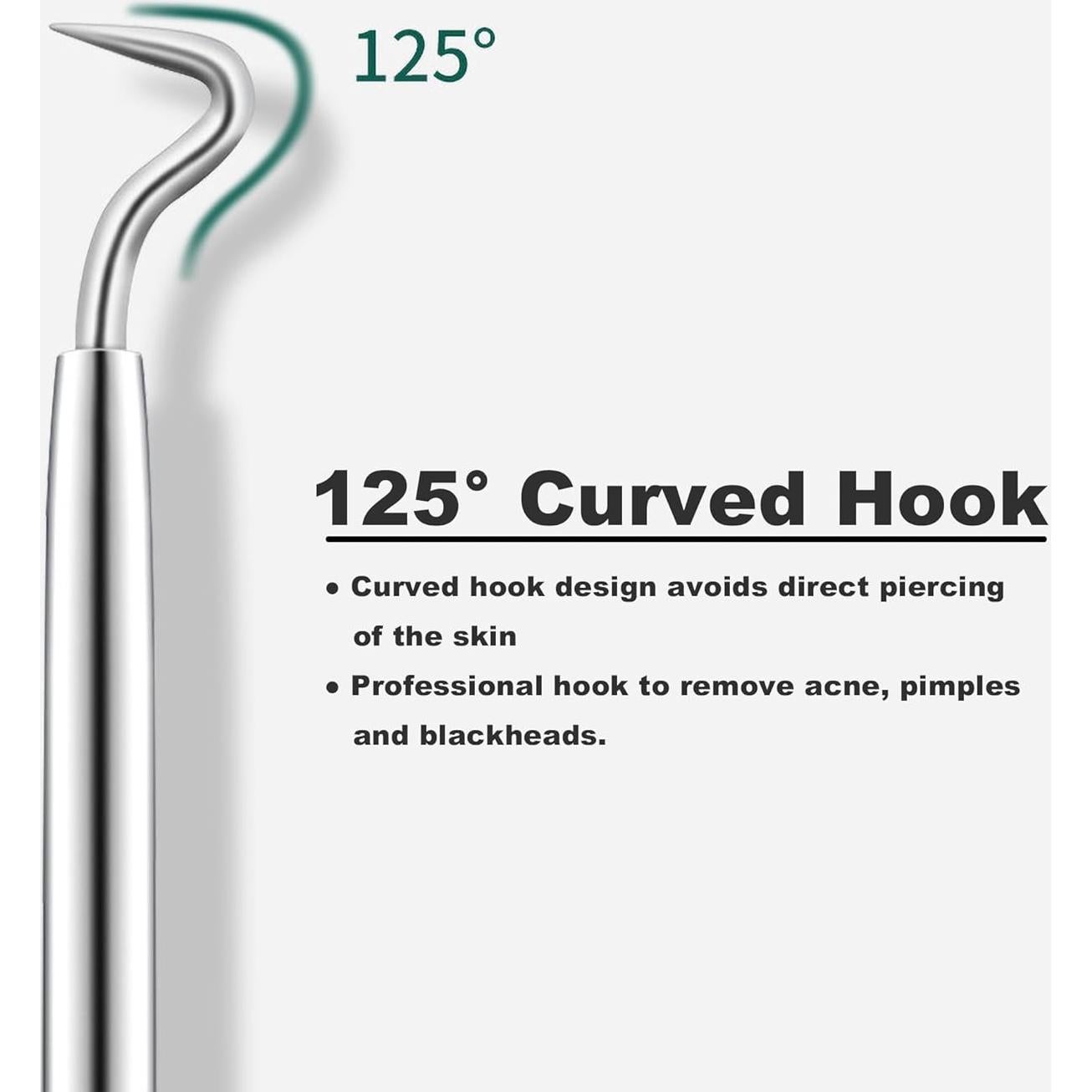 Kit de Extracción de Espinillas HaimiLiya 4 Piezas Oro Rosa