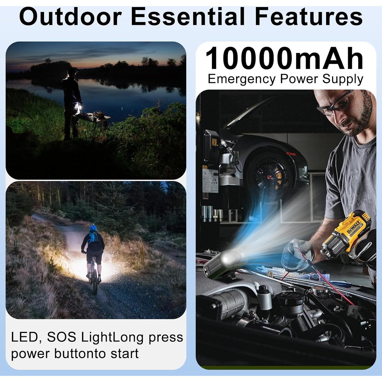 Ventilador de Cintura Portátil DOMYLE A-1 10000mAh 5 Velocidades