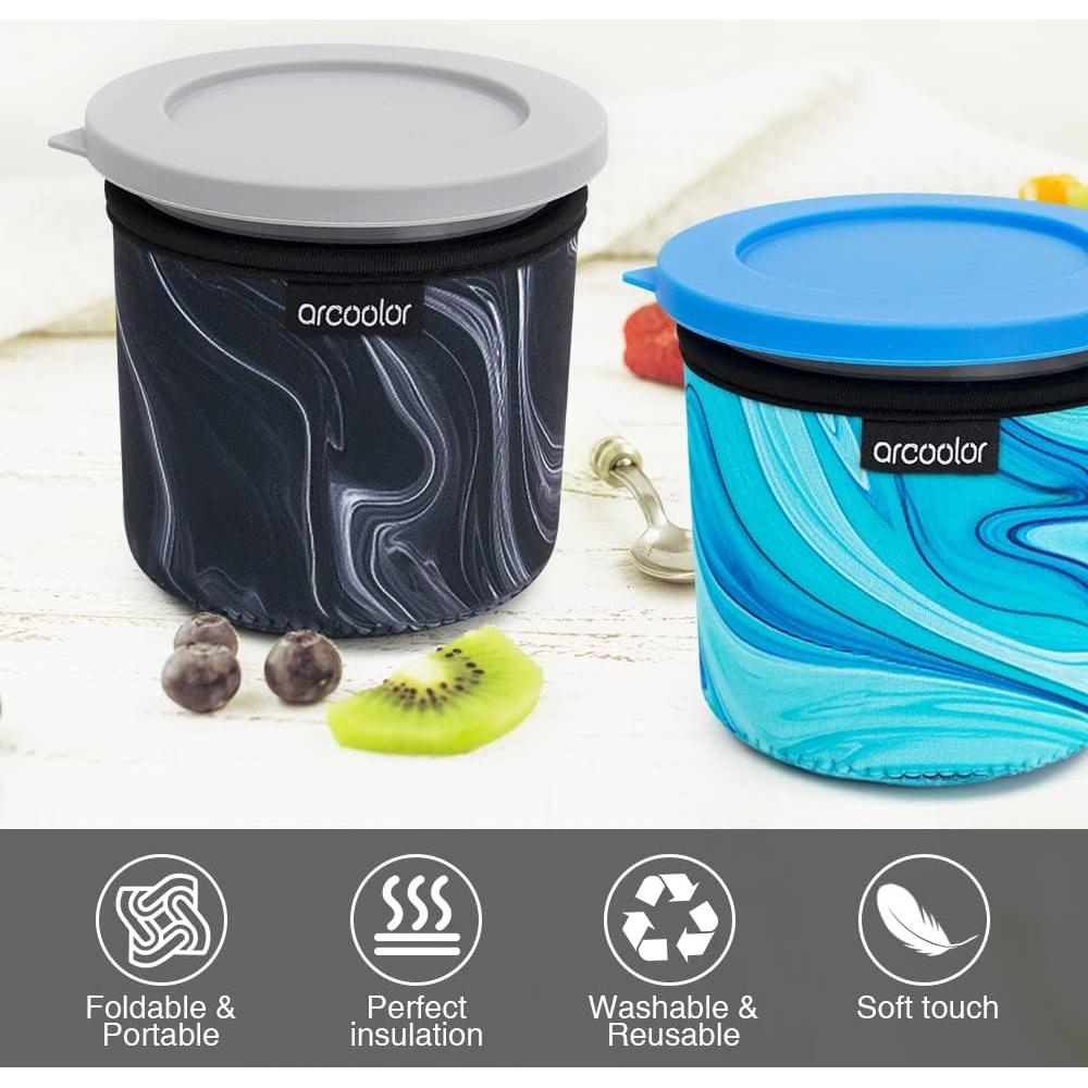 Manga Aislante de Neopreno ARCOOLOR para Helado 16oz - 4 Paquete