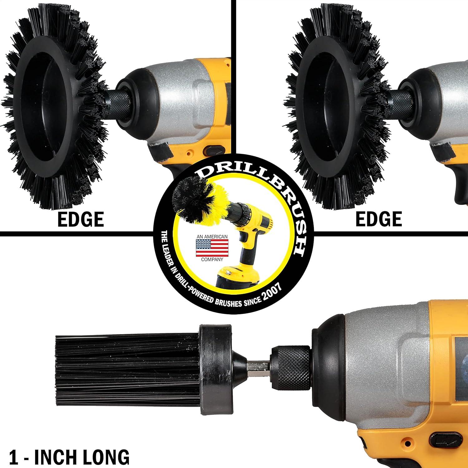 Kit de Cepillos de Limpieza para Taladro Drillbrush - Negro