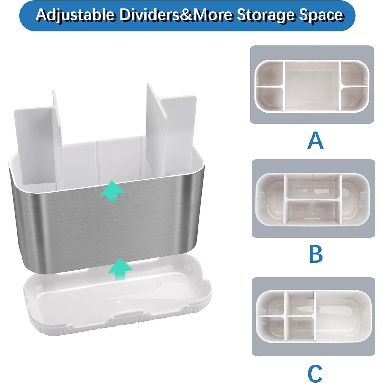 Soporte para Cepillos de Dientes LAFARA Desmontable Antideslizante