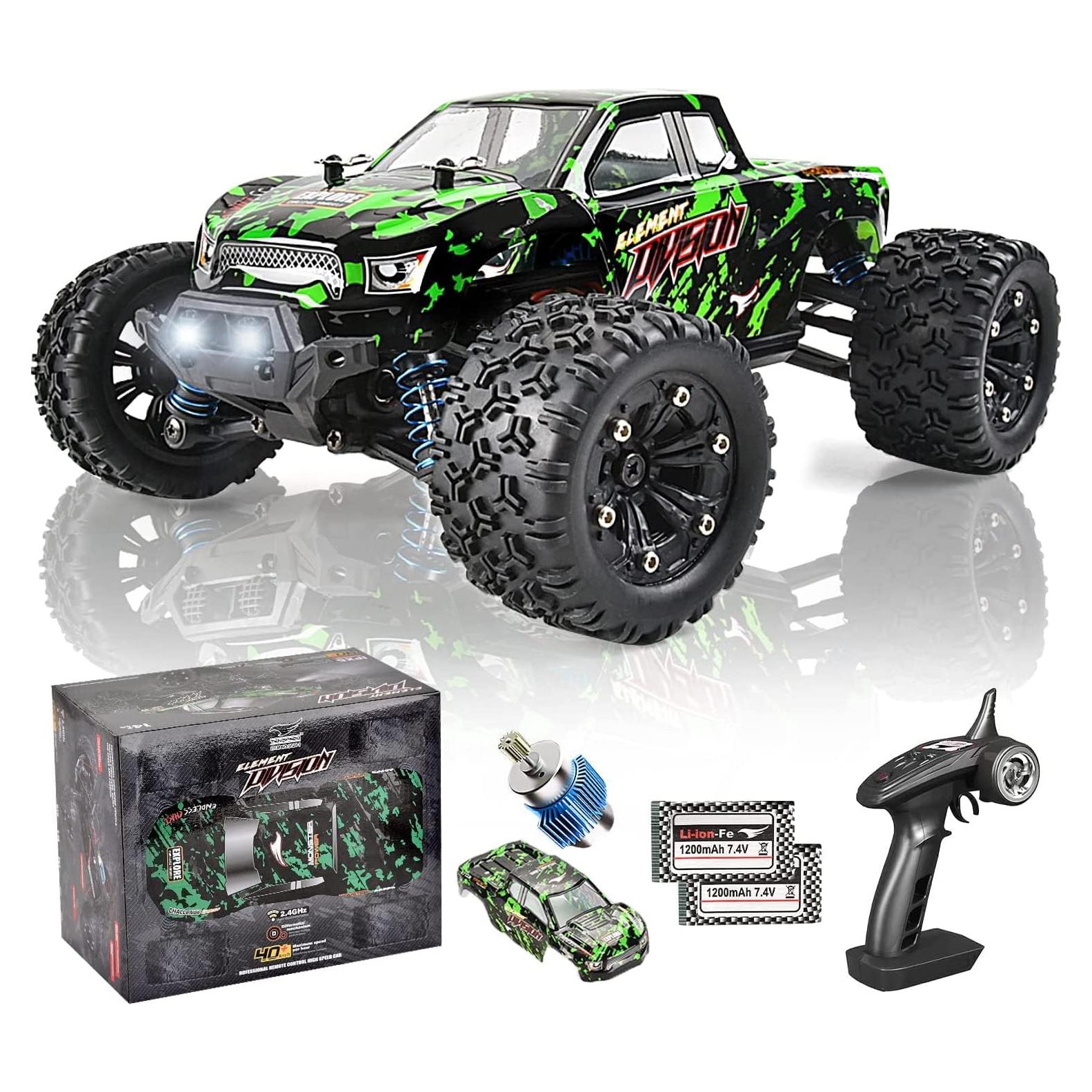 Coche RC Todo Terreno TENSSENX 1:18 40KM/H 4WD Verde