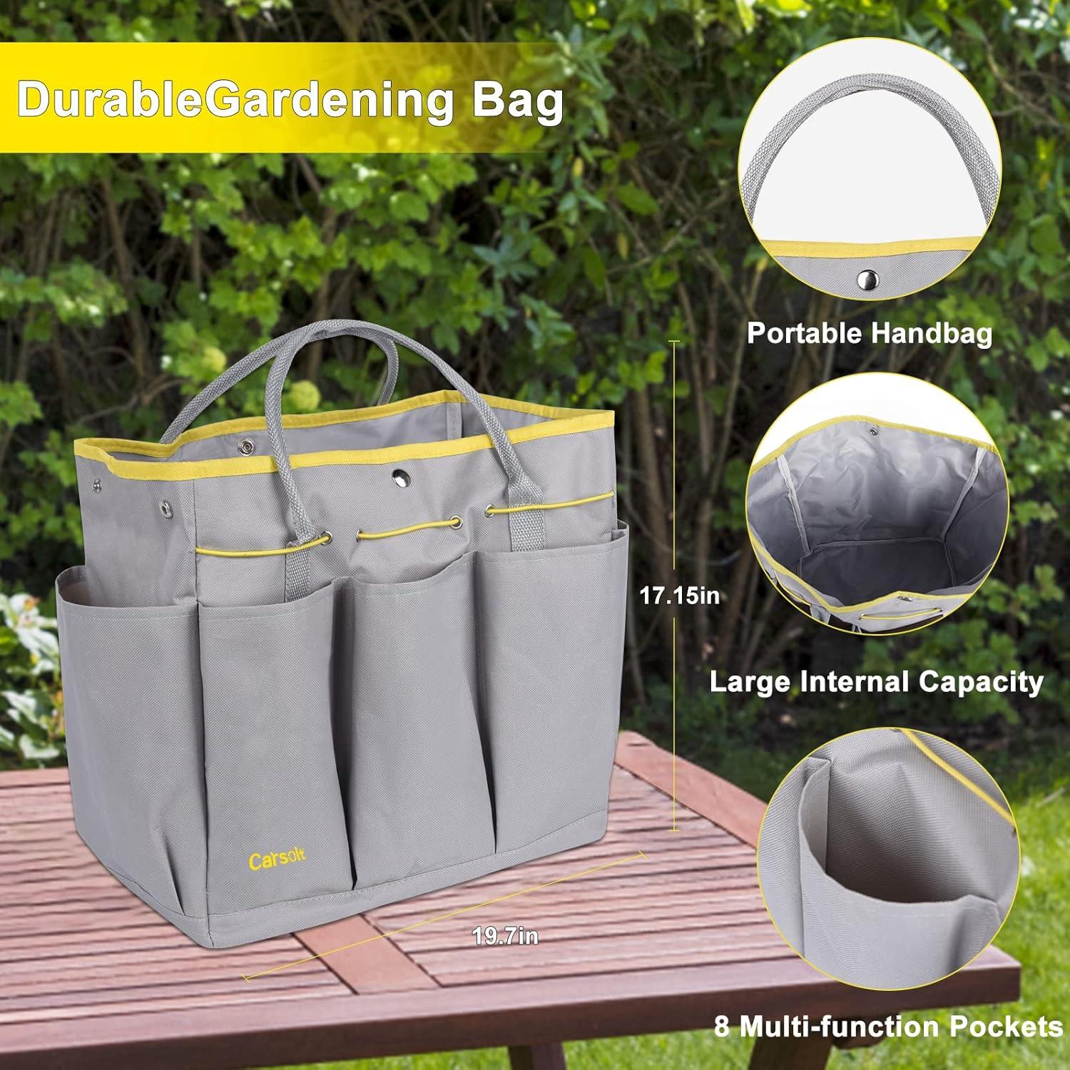 Juego de Herramientas de Jardín Carsolt 10 Piezas Acero Inoxidable