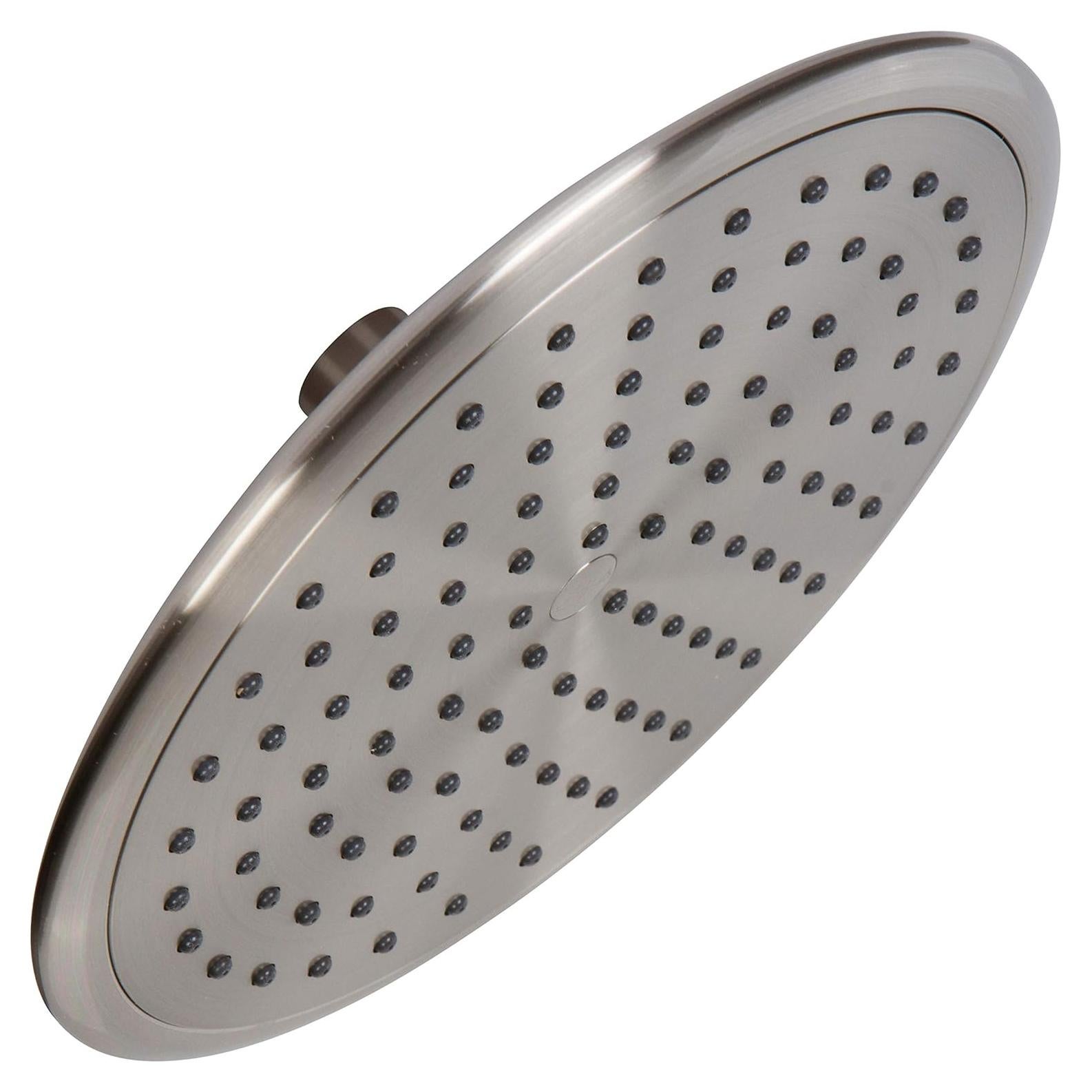 Waterfall Showerhead - 9 Inch Large Overhead Rain Shower Head - High Flow Best With Extension Arm, 1.8 GPM - Brushed Nickel & California Certified