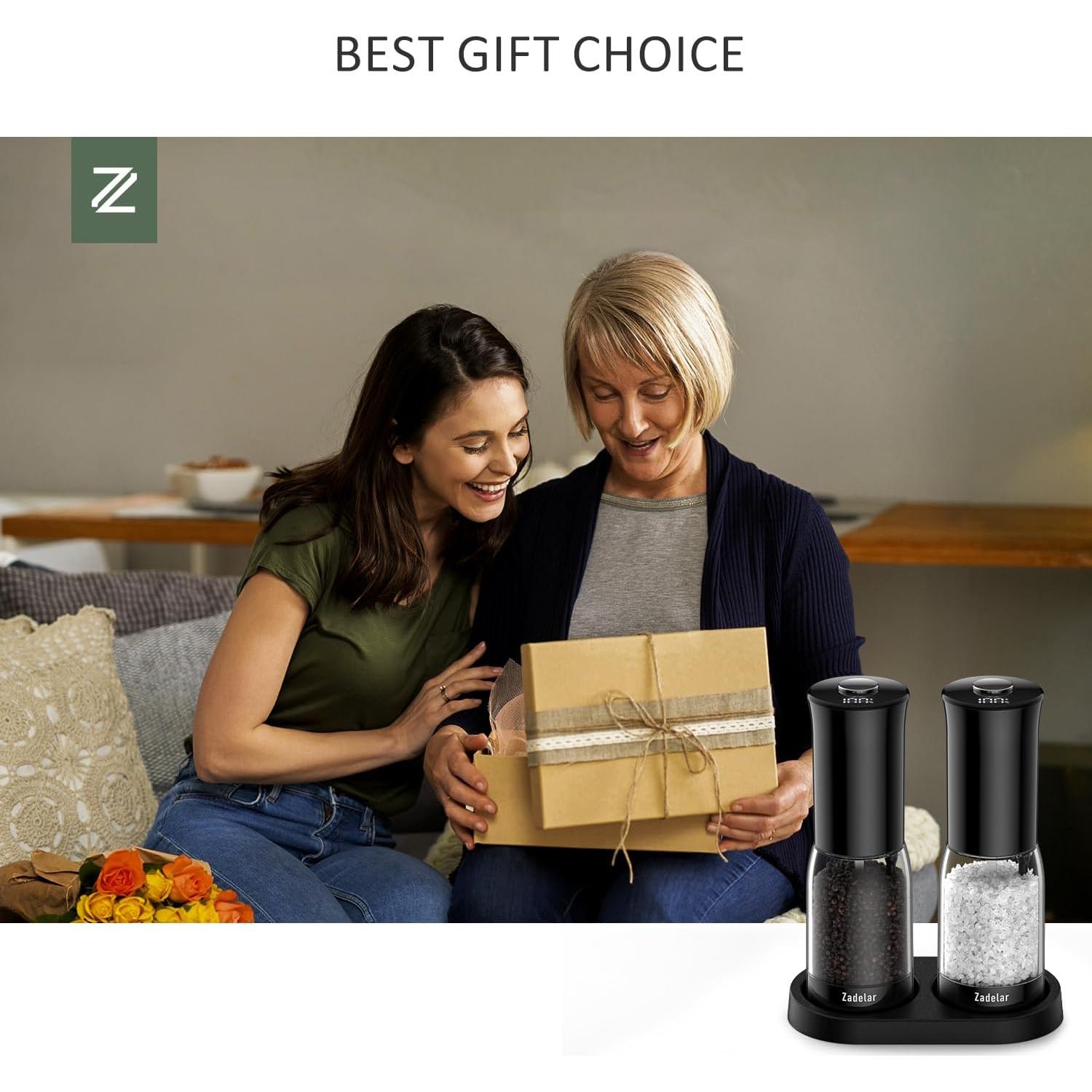 Juego de Molinillos Eléctricos Zadelar con Pantalla LED 70g