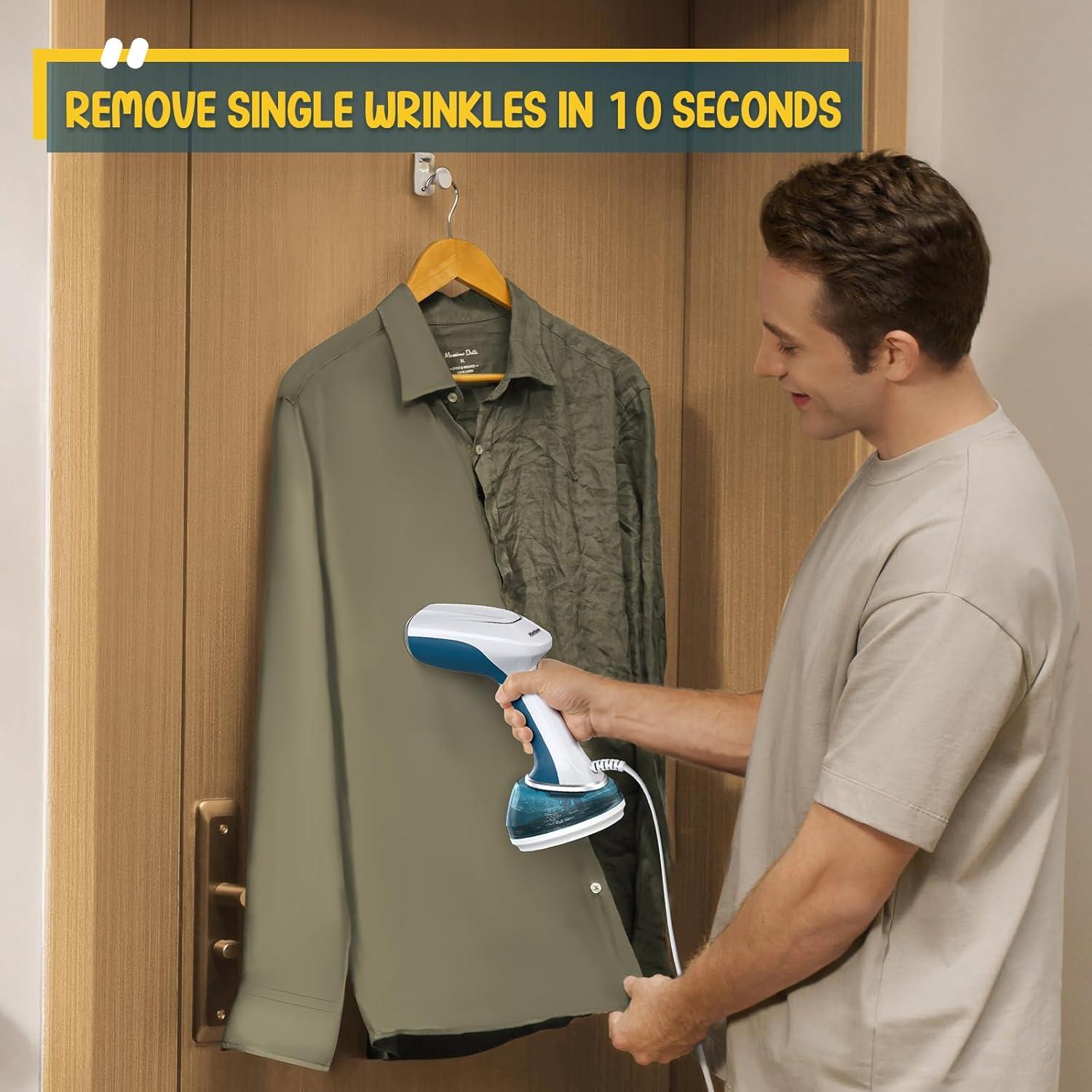 Vaporizador de Ropa Rolipo 1200W 360ml Azul Portátil