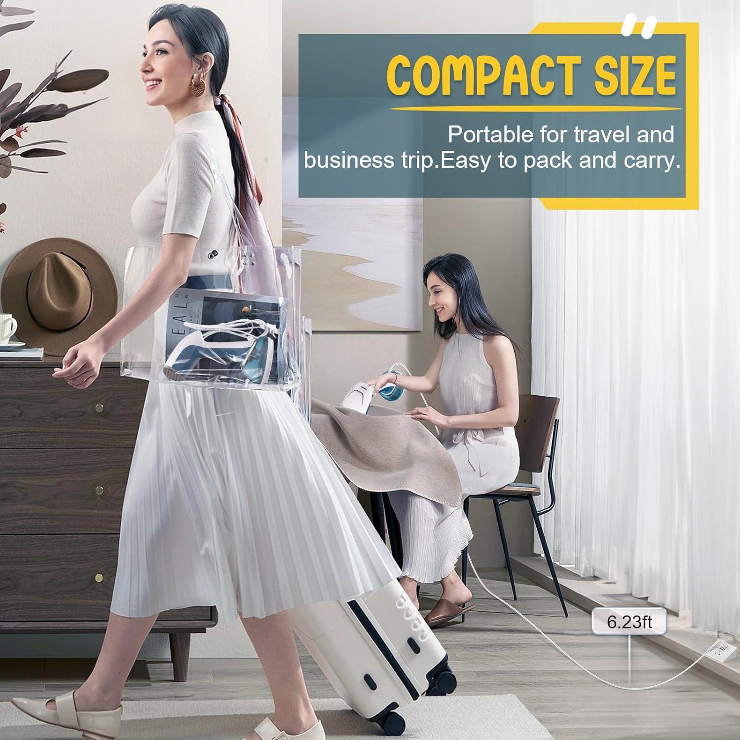 Vaporizador de Ropa Rolipo 1200W 360ml Azul Portátil