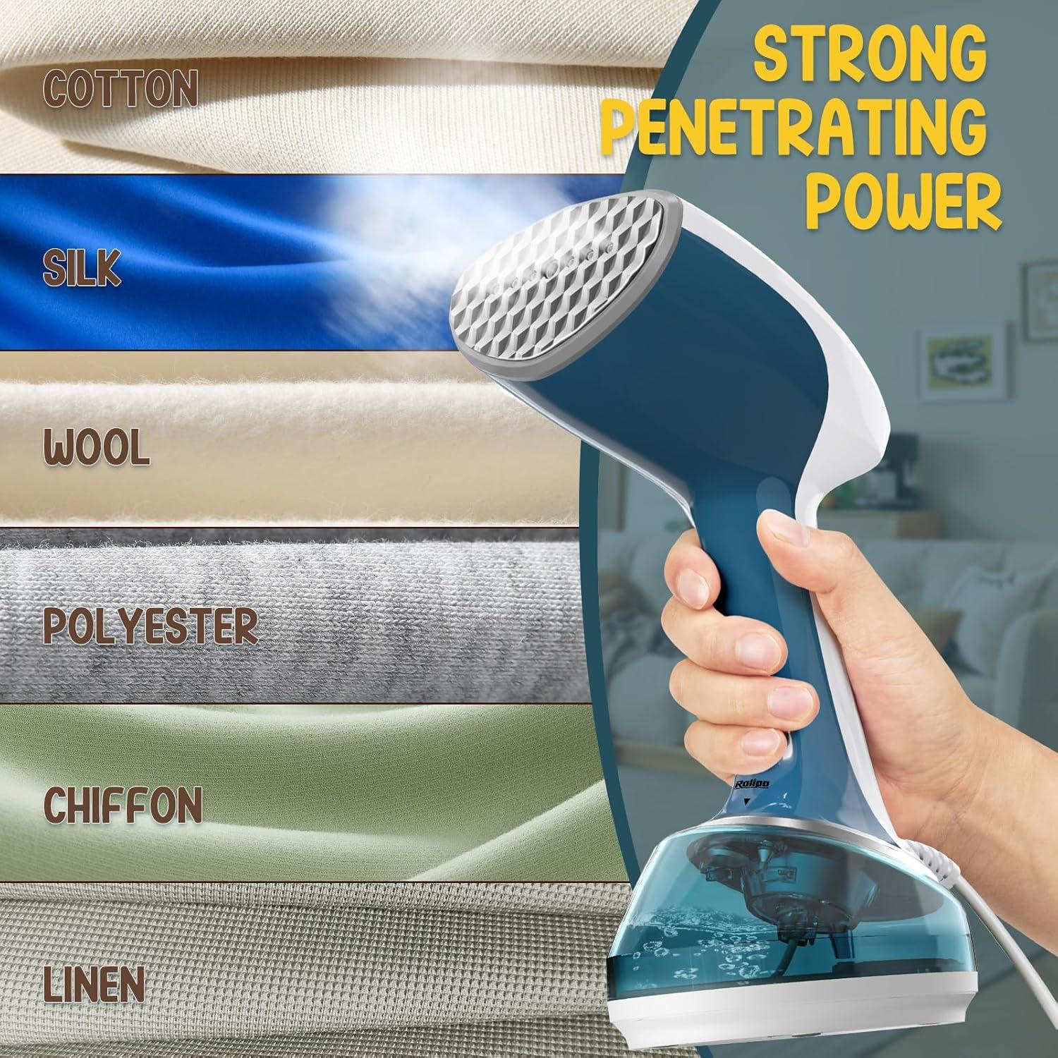 Vaporizador de Ropa Rolipo 1200W 360ml Azul Portátil