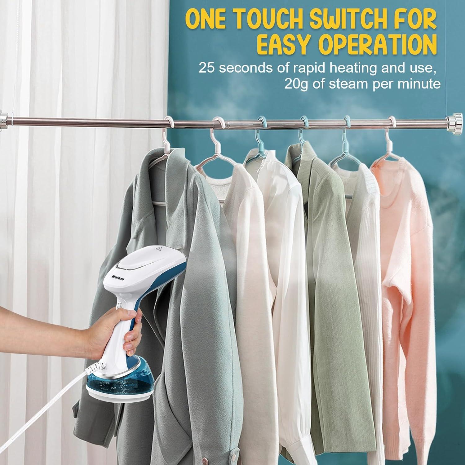 Vaporizador de Ropa Rolipo 1200W 360ml Azul Portátil