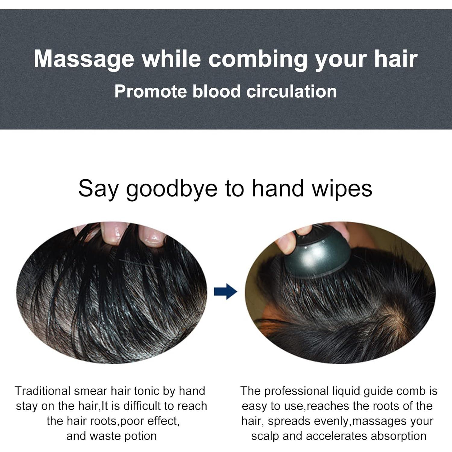 Peine Masajeador Mriya AC-02 para Crecimiento Cabello 30ml