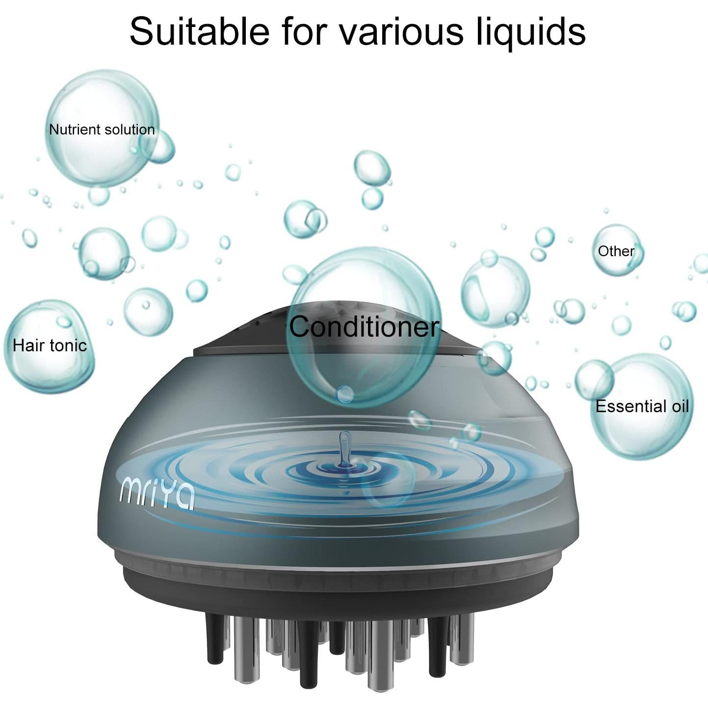 Peine Masajeador Mriya AC-02 para Crecimiento Cabello 30ml