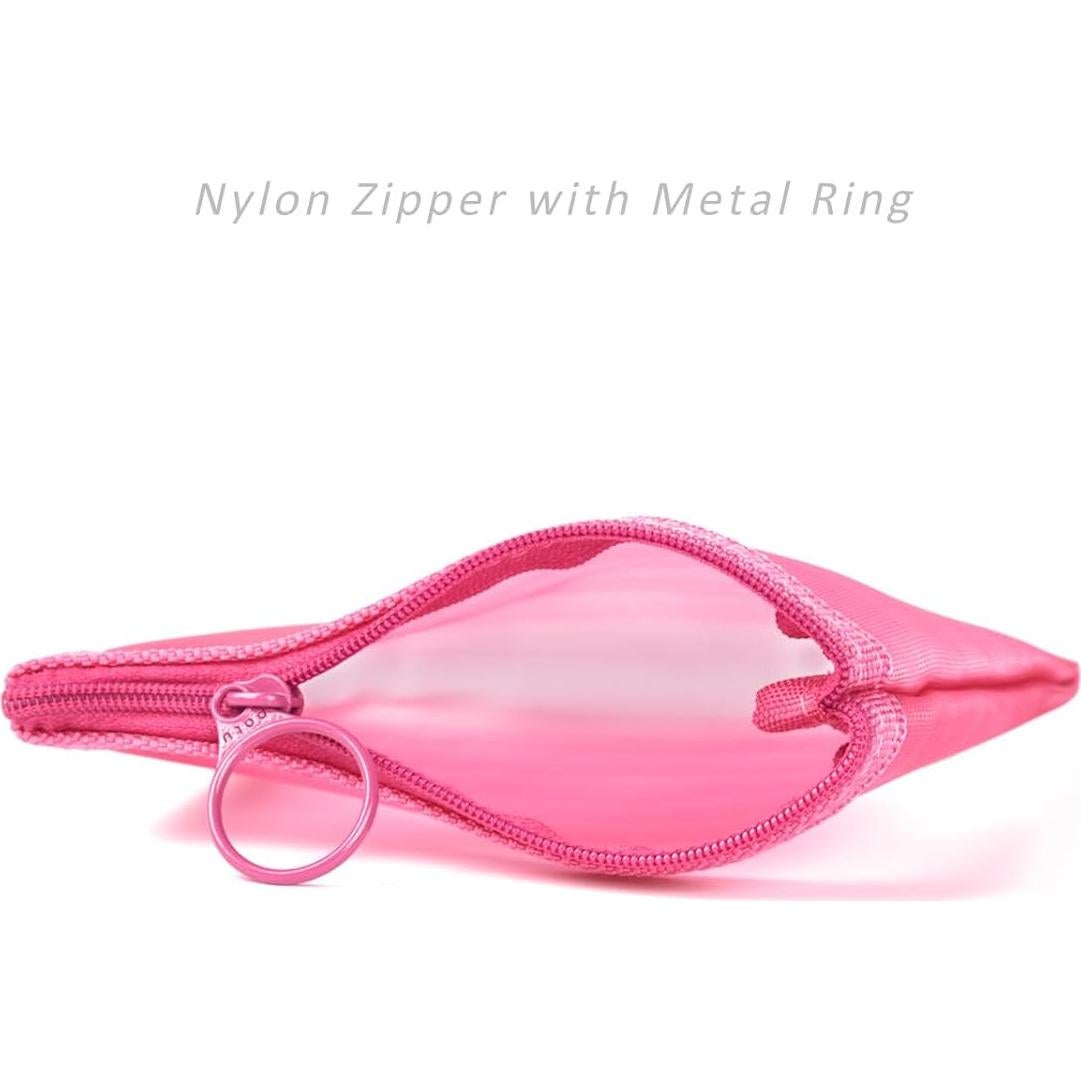 Estuche Organizador Mini PATU Rosa 12.7x10cm 5 Piezas