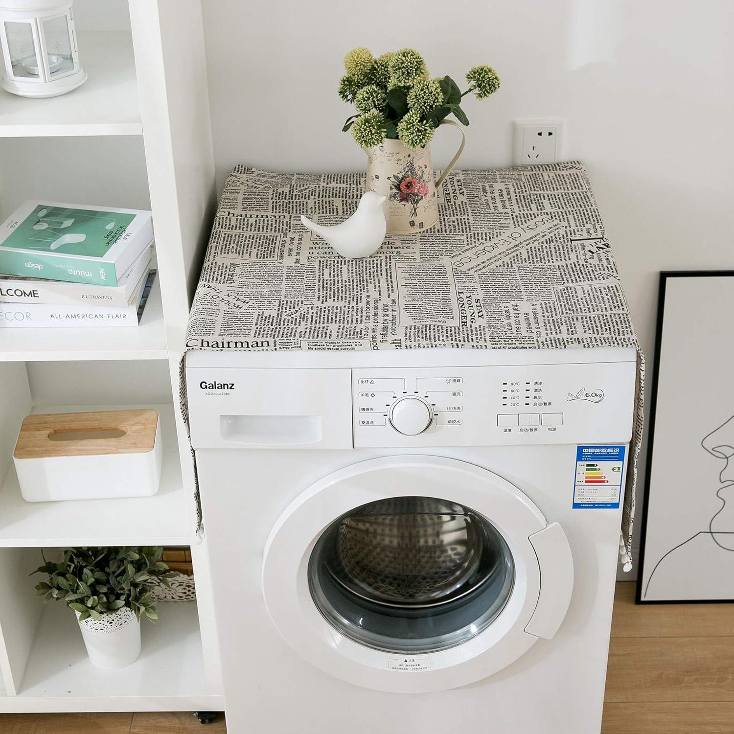 Cubierta Antipolvo para Lavadora y Refrigerador YIRCHSURE 55x130cm