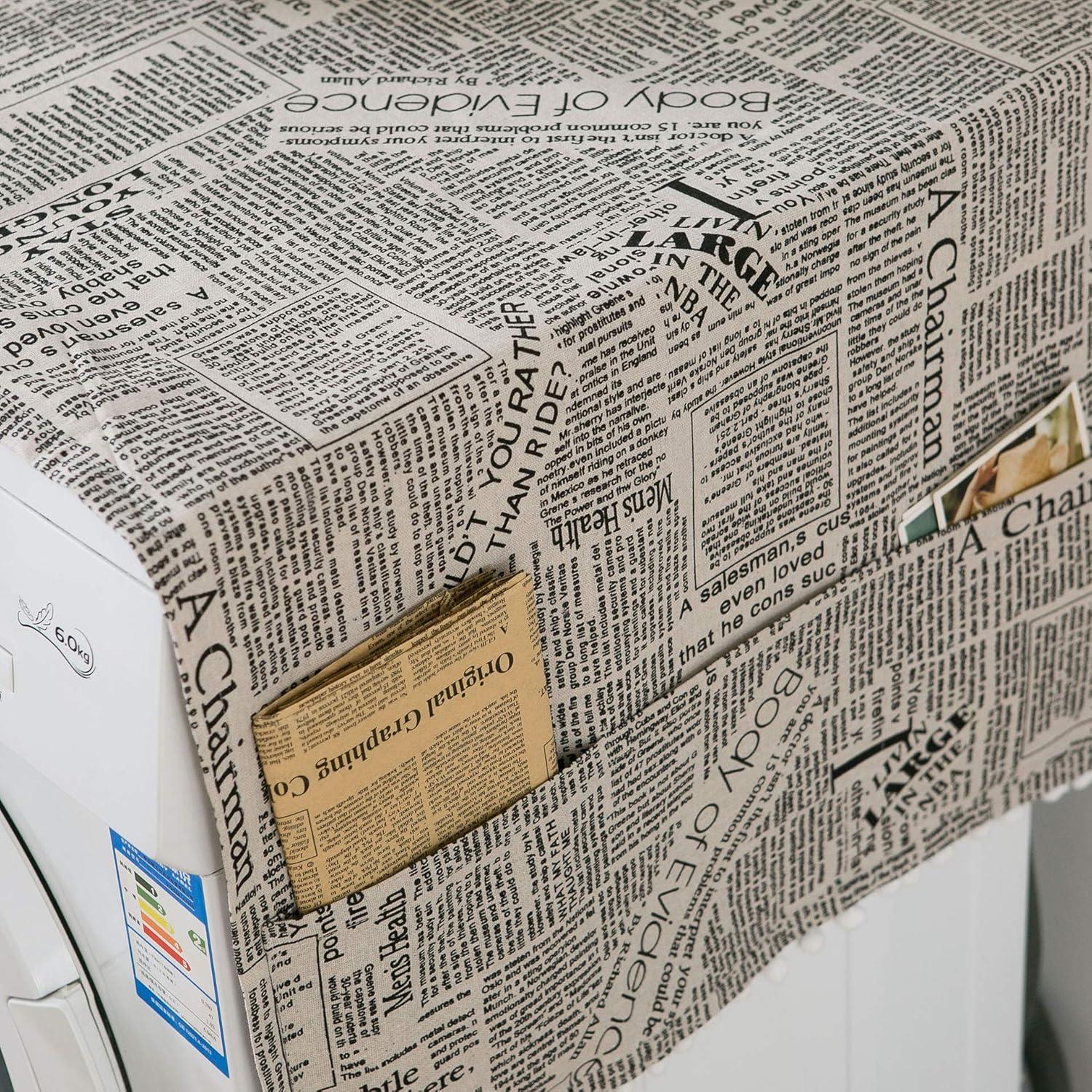 Cubierta Antipolvo para Lavadora y Refrigerador YIRCHSURE 55x130cm