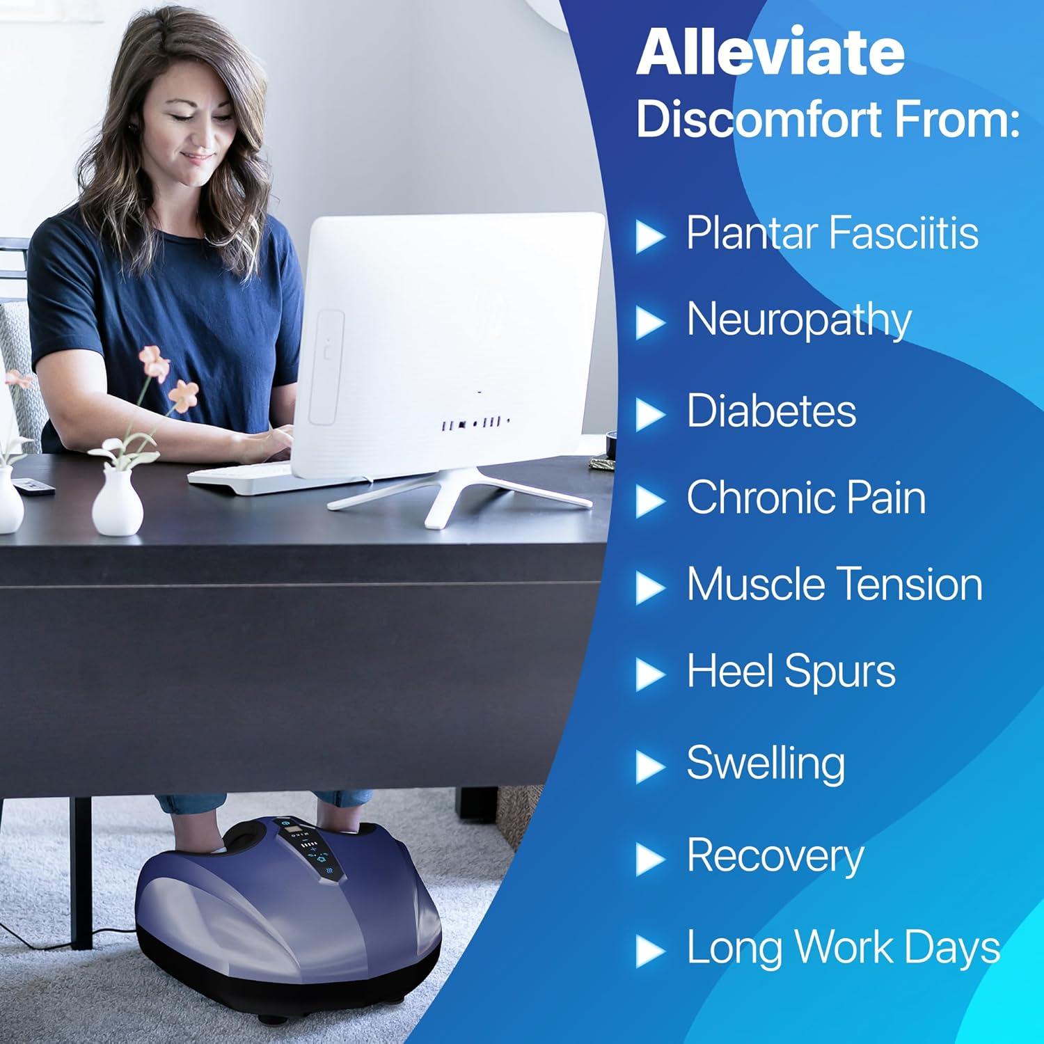 Masajeador de Pies Miko Shiatsu con Calor y Compresión