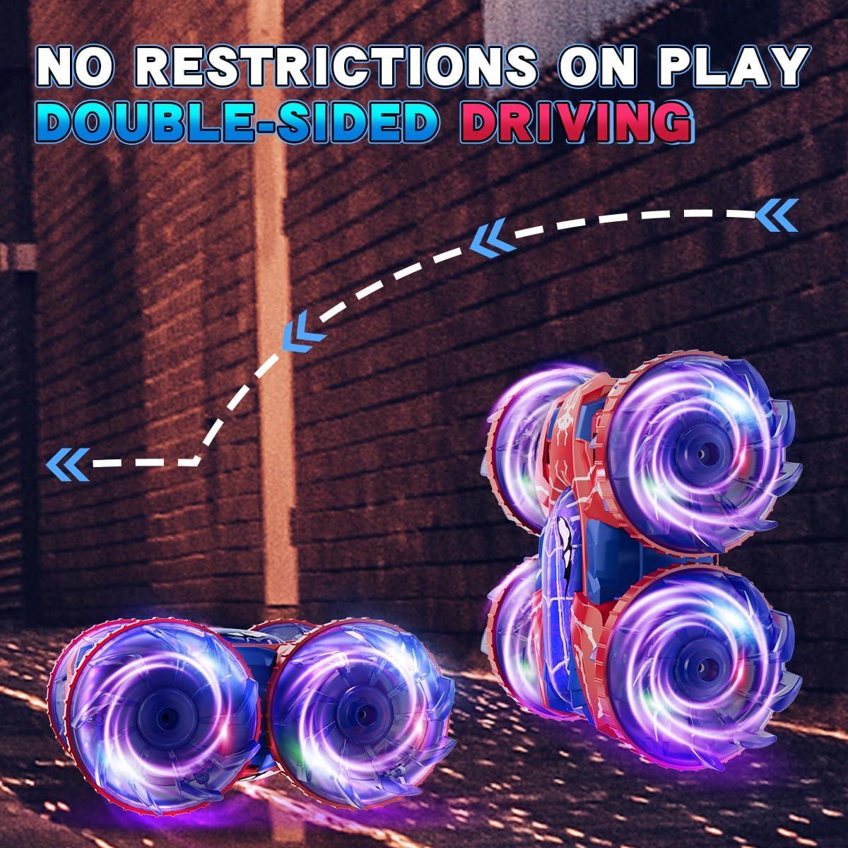 Coche RC Acuático 4WD Shantou 360° Luces LED Niños