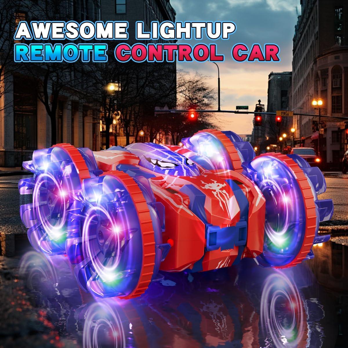 Coche RC Acuático 4WD Shantou 360° Luces LED Niños