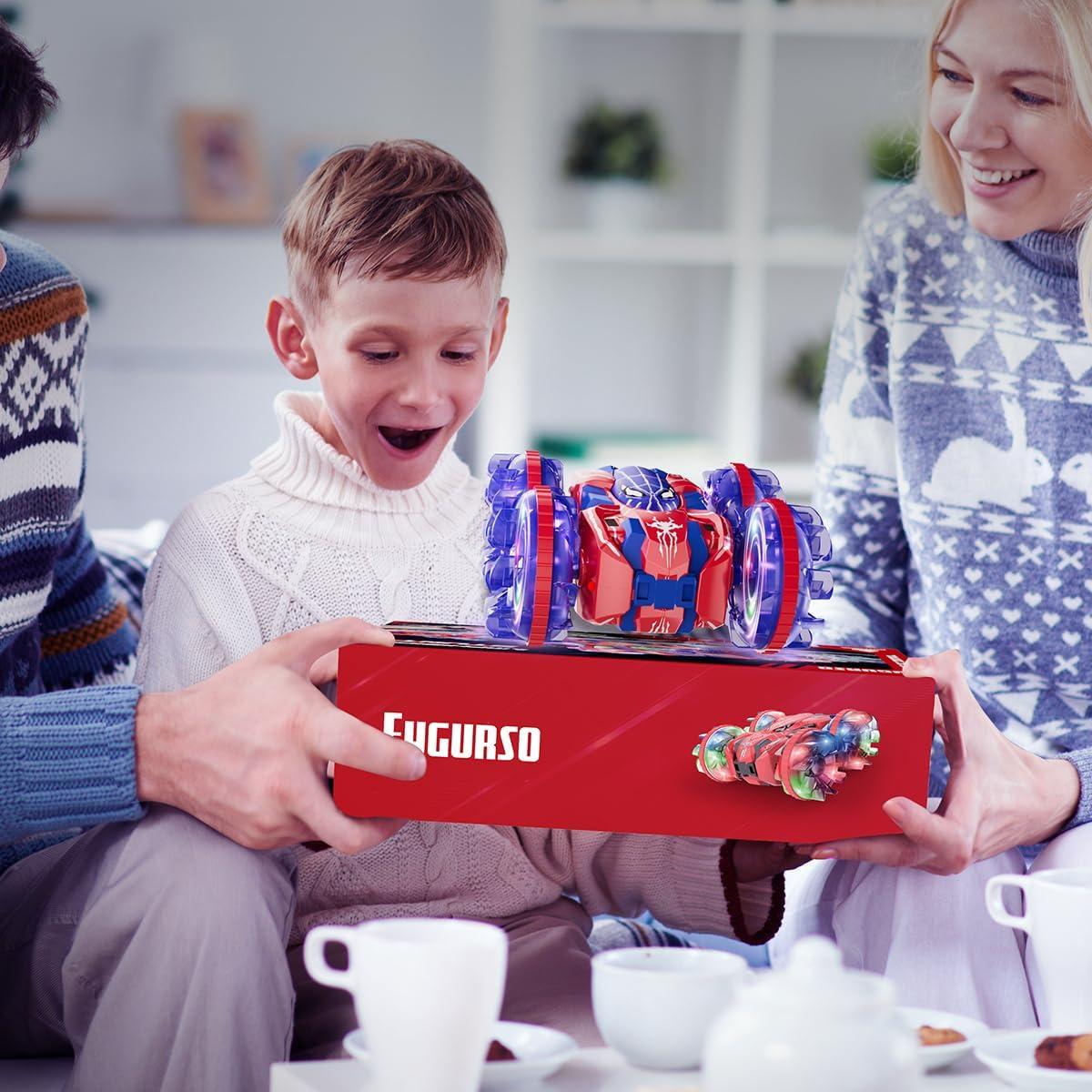 Coche RC Acuático 4WD Shantou 360° Luces LED Niños