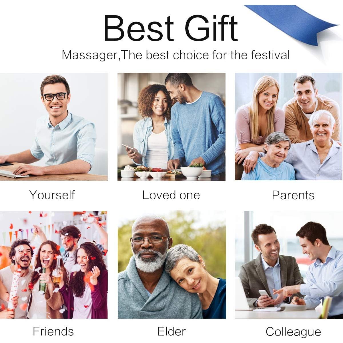 Masajeador Shiatsu Eléctrico Mo Cuishle con Calor 4D