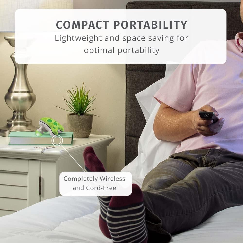 Masajeador de Mano Mini HoMedics Ribbit, Vibrante y Portátil