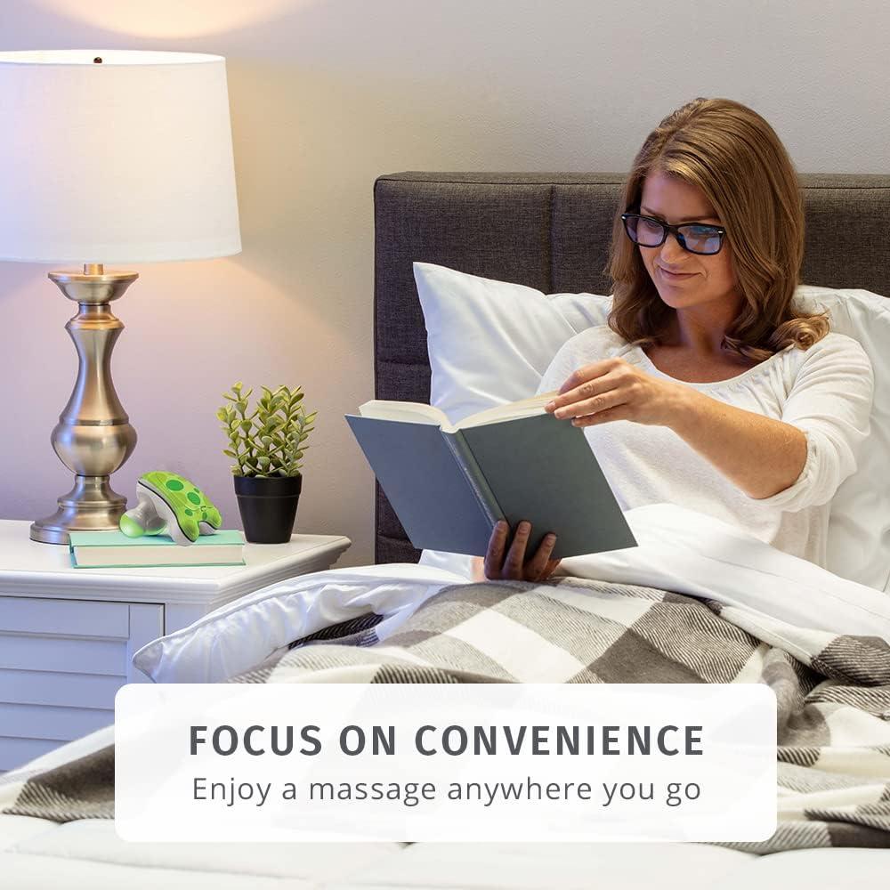 Masajeador de Mano Mini HoMedics Ribbit, Vibrante y Portátil