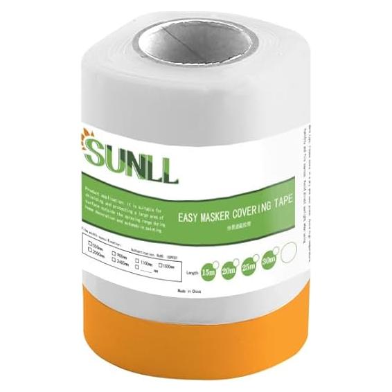 Película de Enmascarar con Cinta 55 cm x 20 m Sunll