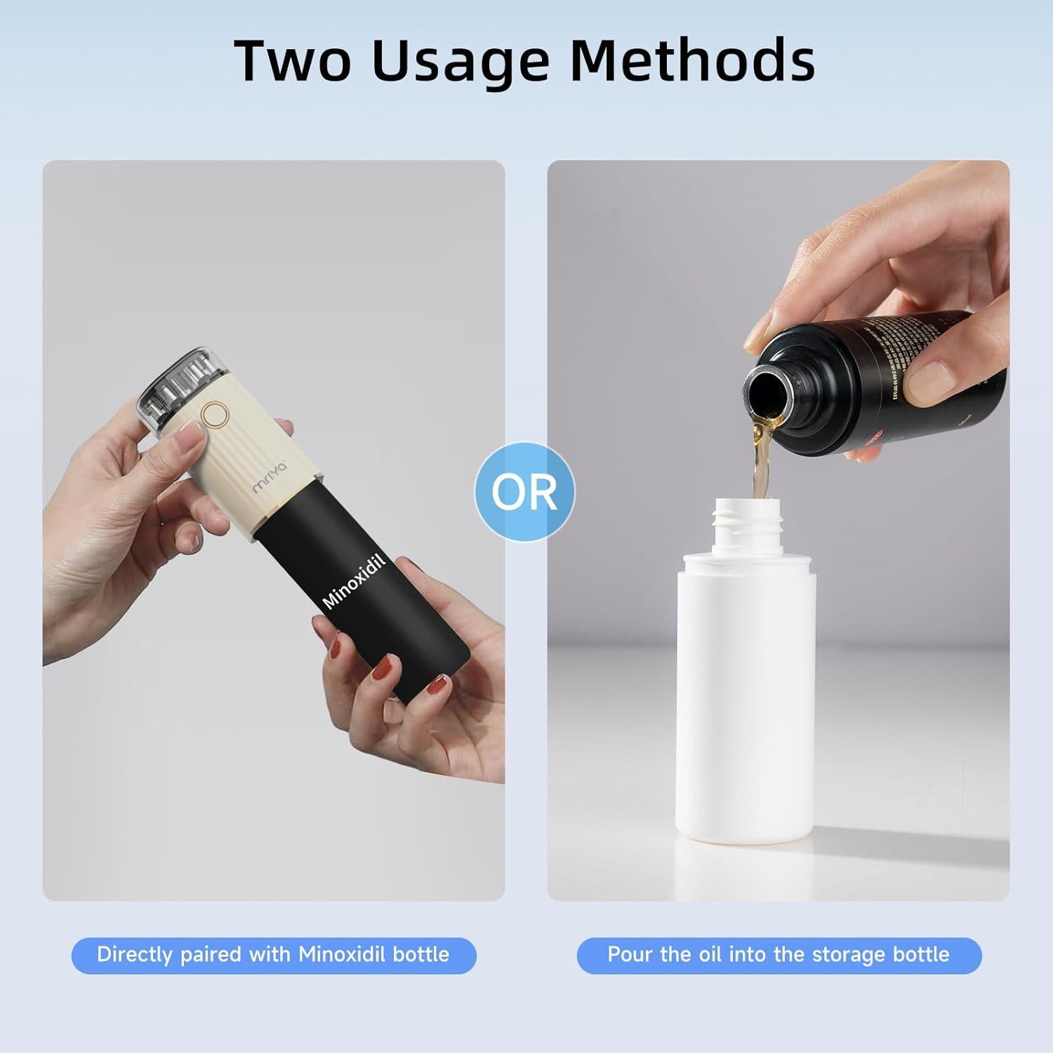 Cepillo Masajeador Vibratorio mriya 2 en 1 70ml Beige