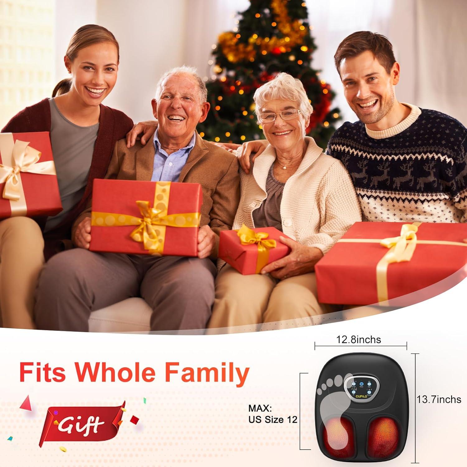 Masajeador de pies CuPiLo CPL-5522 con calor y vibración