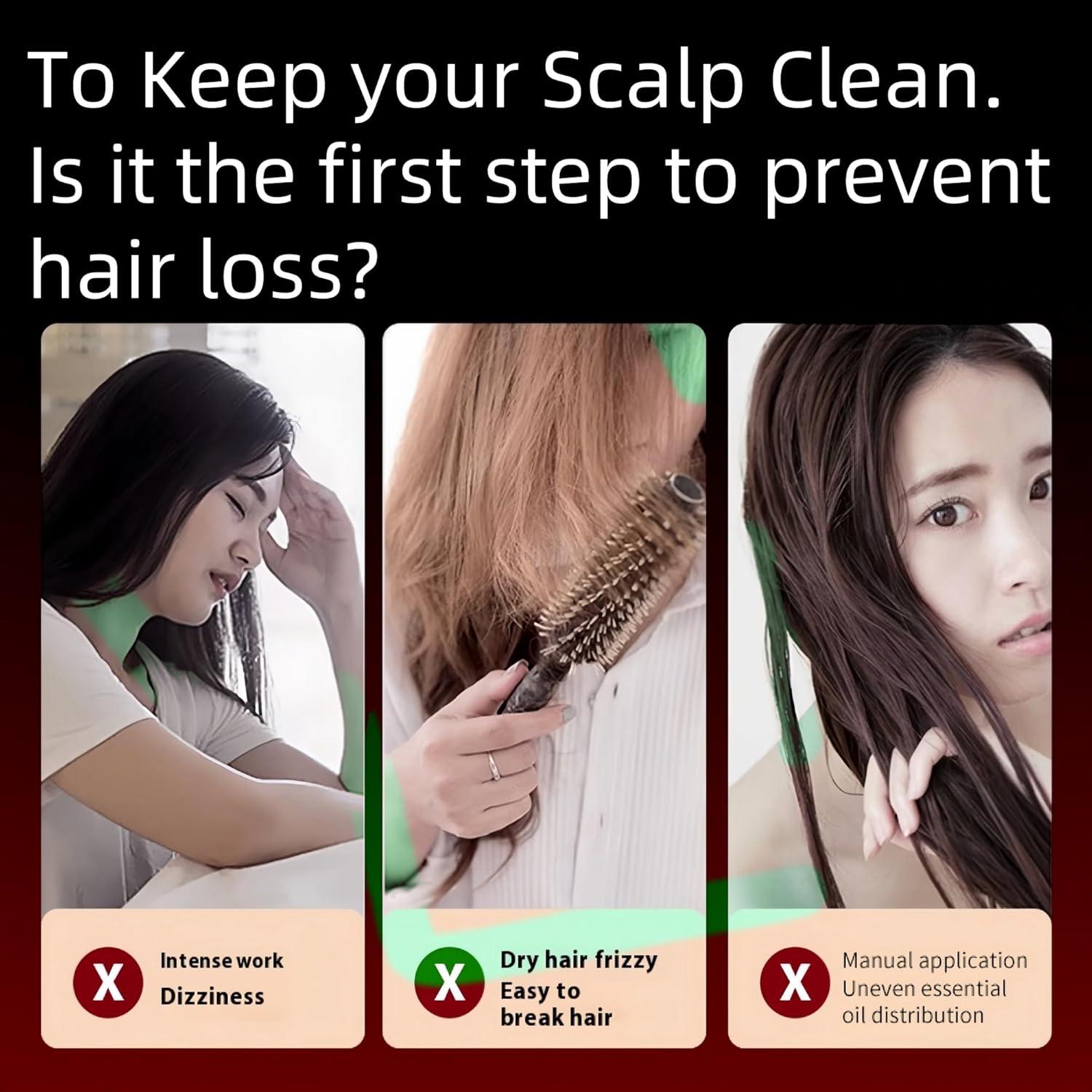 Masajeador de cuero cabelludo YXYOUNG A-803 con luz roja