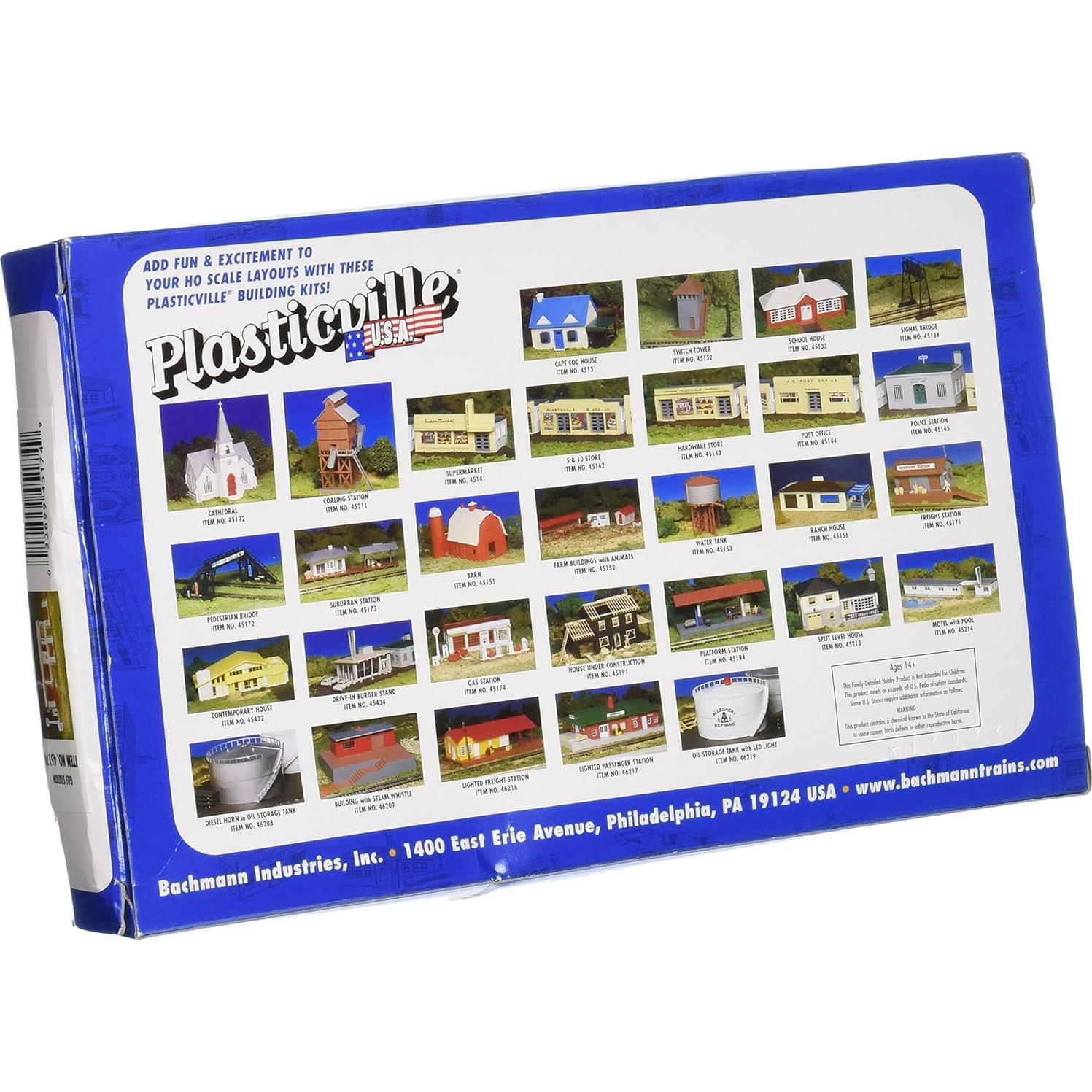 Kit Edificio Bachmann Plasticville Estación Servicio Escala HO