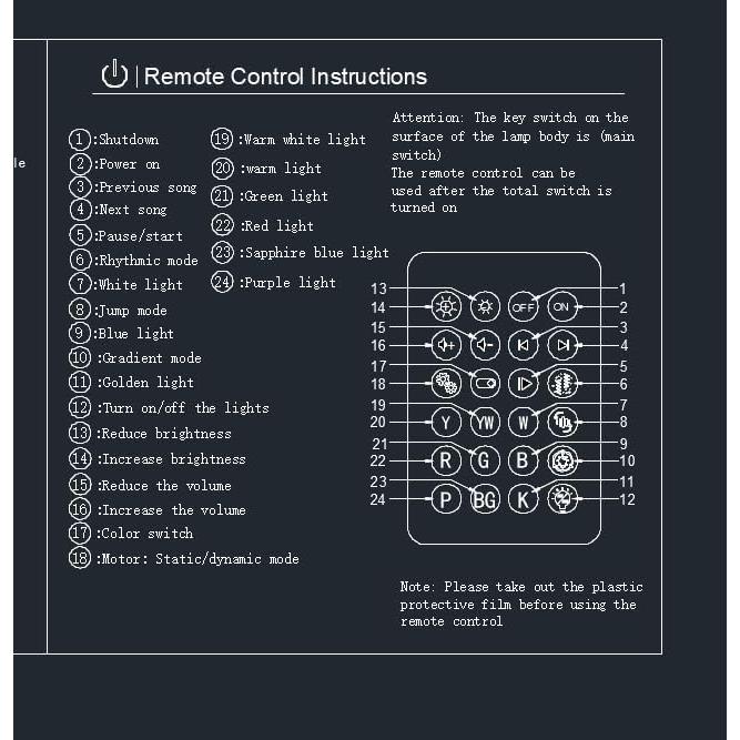 Lámpara Proyector de Luz de Olas Luminorthe Cube Bluetooth
