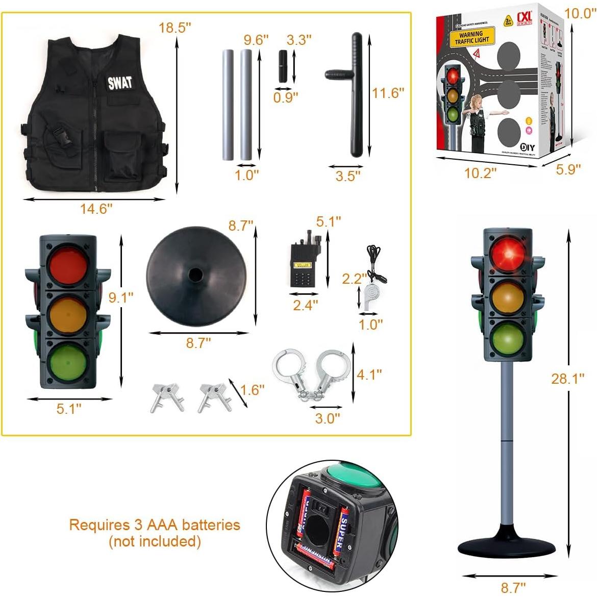 Juego de Semáforo Hitish con Luz y Accesorios Educativos