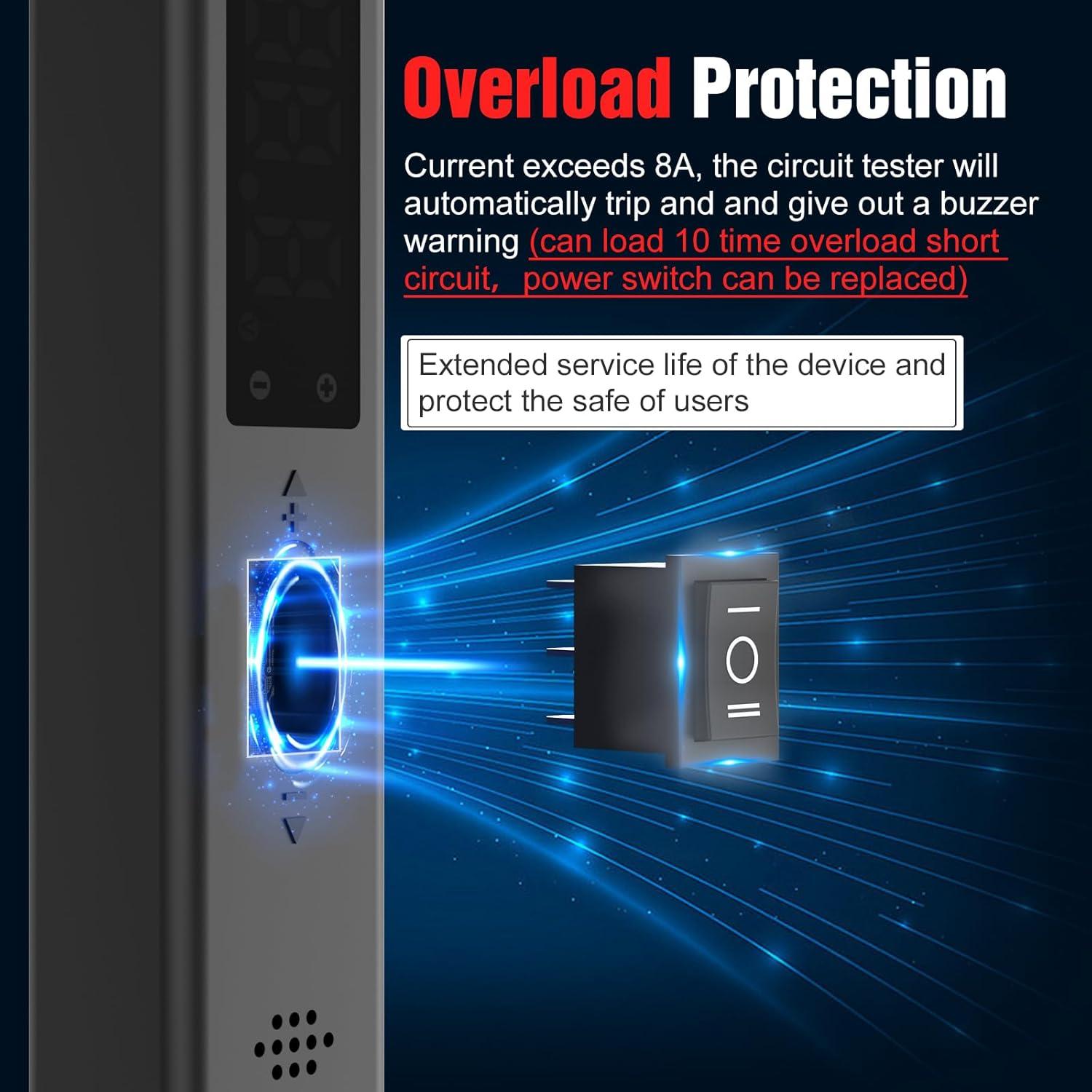 Probador de Circuito Automotriz FASLINK M10 12V-24V LED