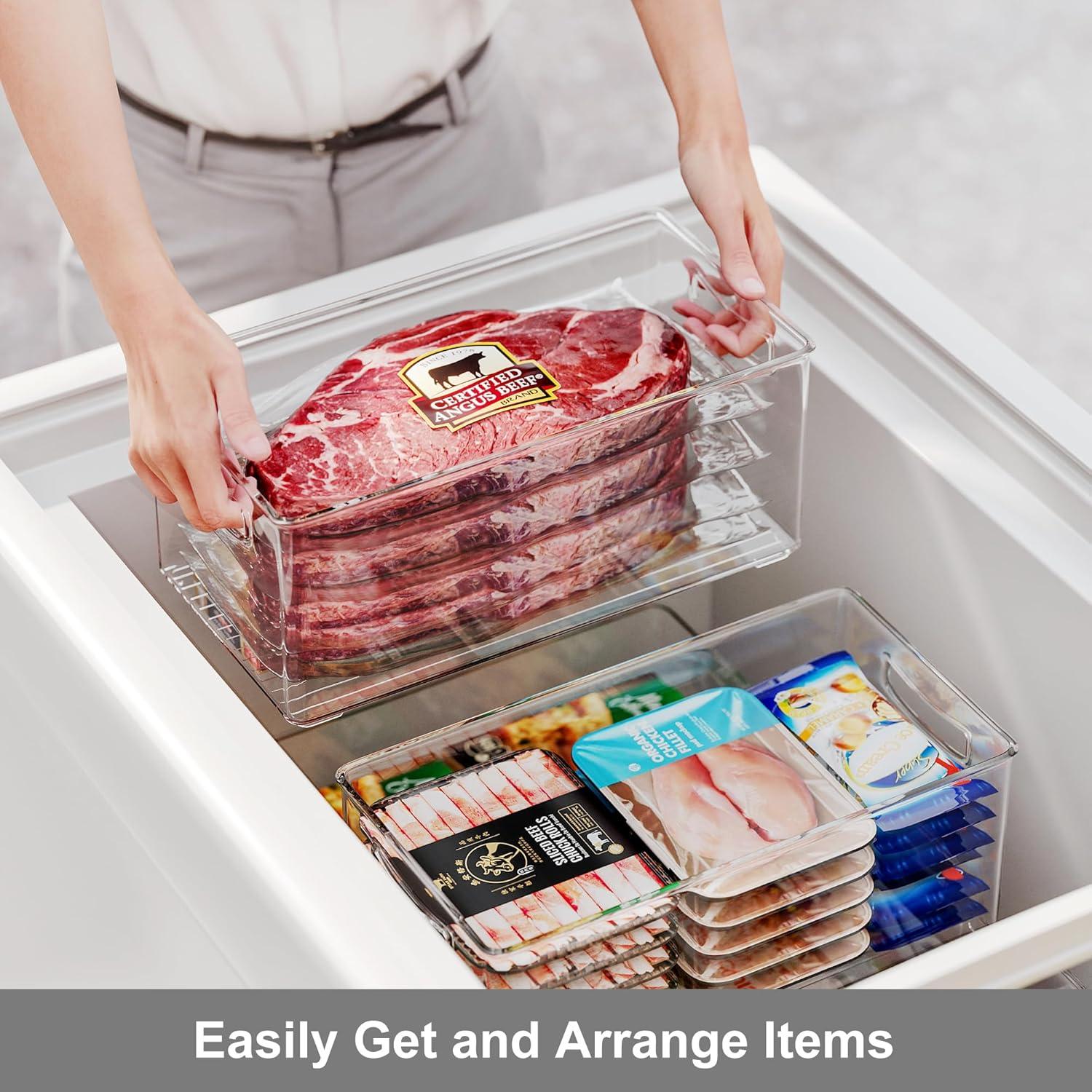 Contenedores Organizadores Transparentes Heyuzb XL 2 Paquete