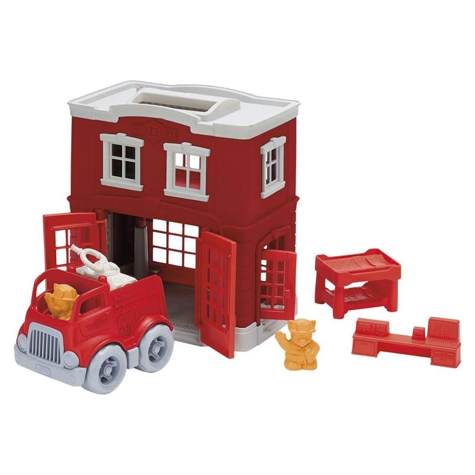 Juego de Estación de Bomberos Green Toys - 8 Piezas