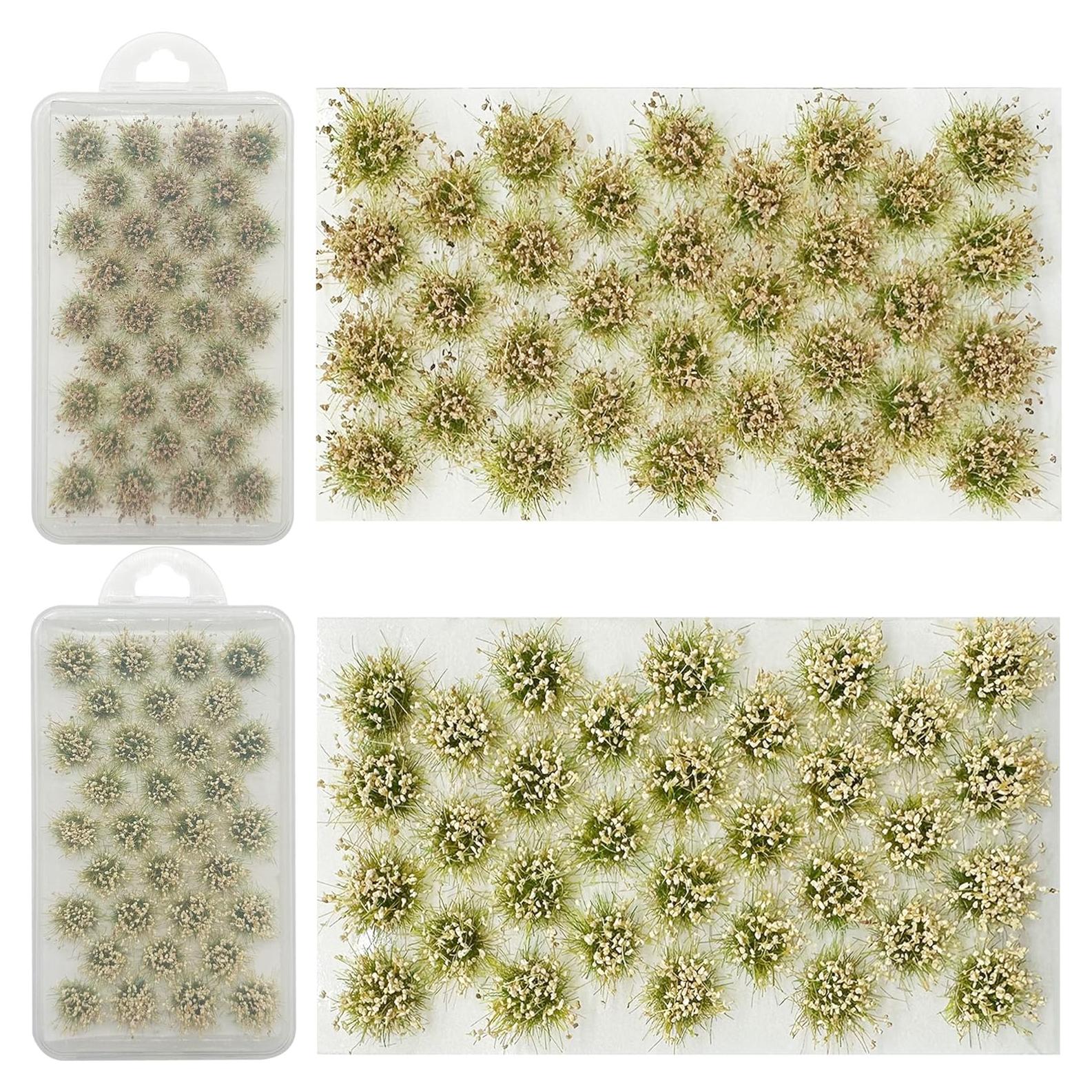 Woohome 64 Piezas Grama Estática Artificial para Dioramas