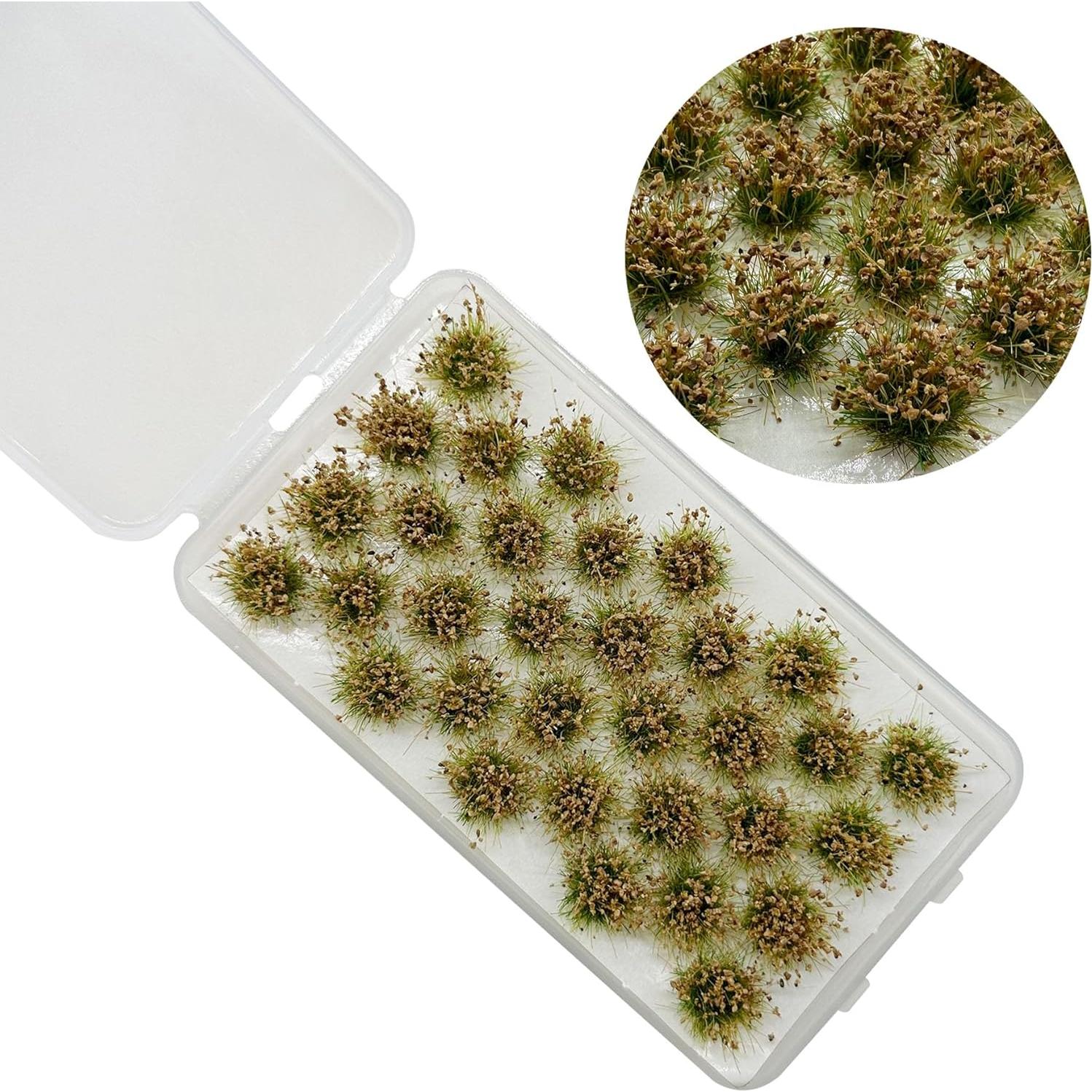 Woohome 64 Piezas Grama Estática Artificial para Dioramas