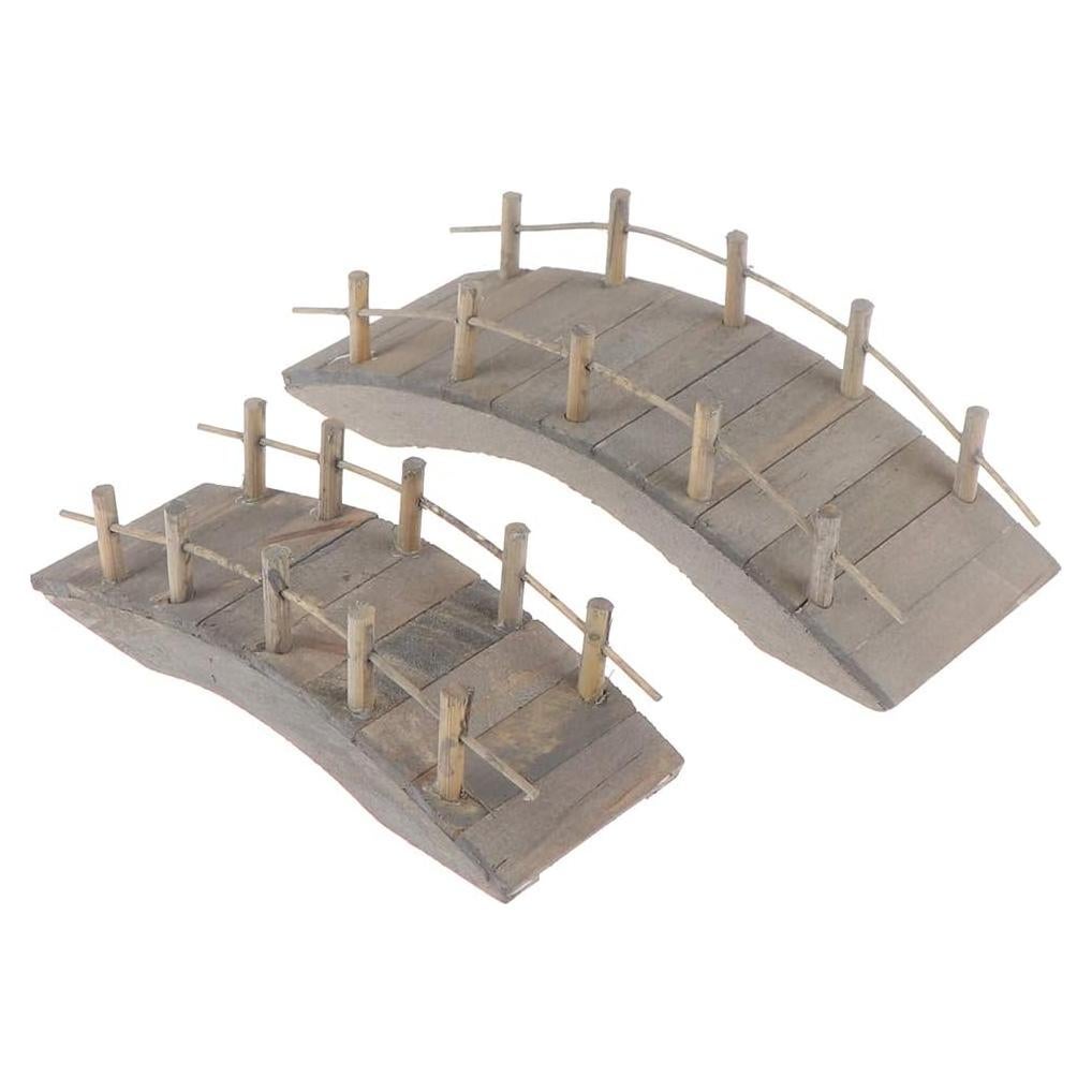 Puente Arco de Madera para Jardín de Hadas - Sueño-País