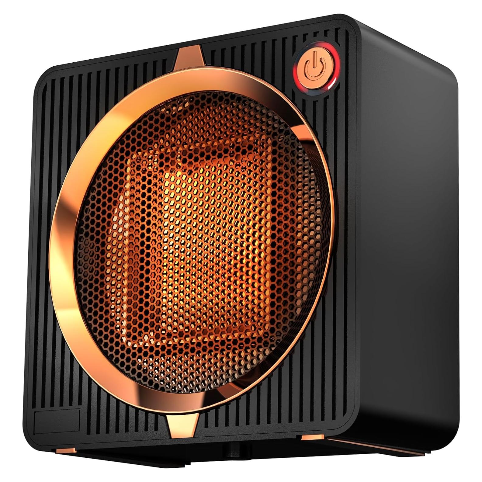 Calentador Eléctrico Mini SOPOKE 800W PTC Portátil Negro