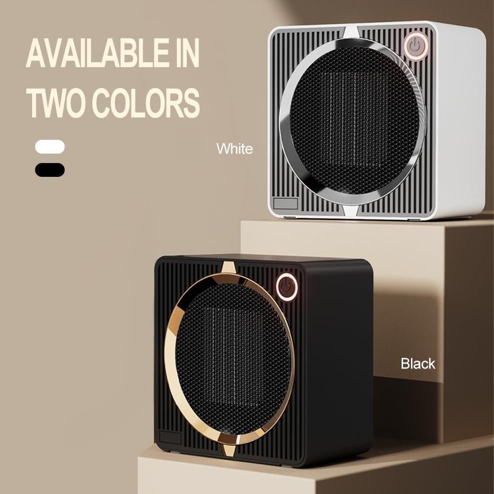 Calentador Eléctrico Mini SOPOKE 800W PTC Portátil Negro