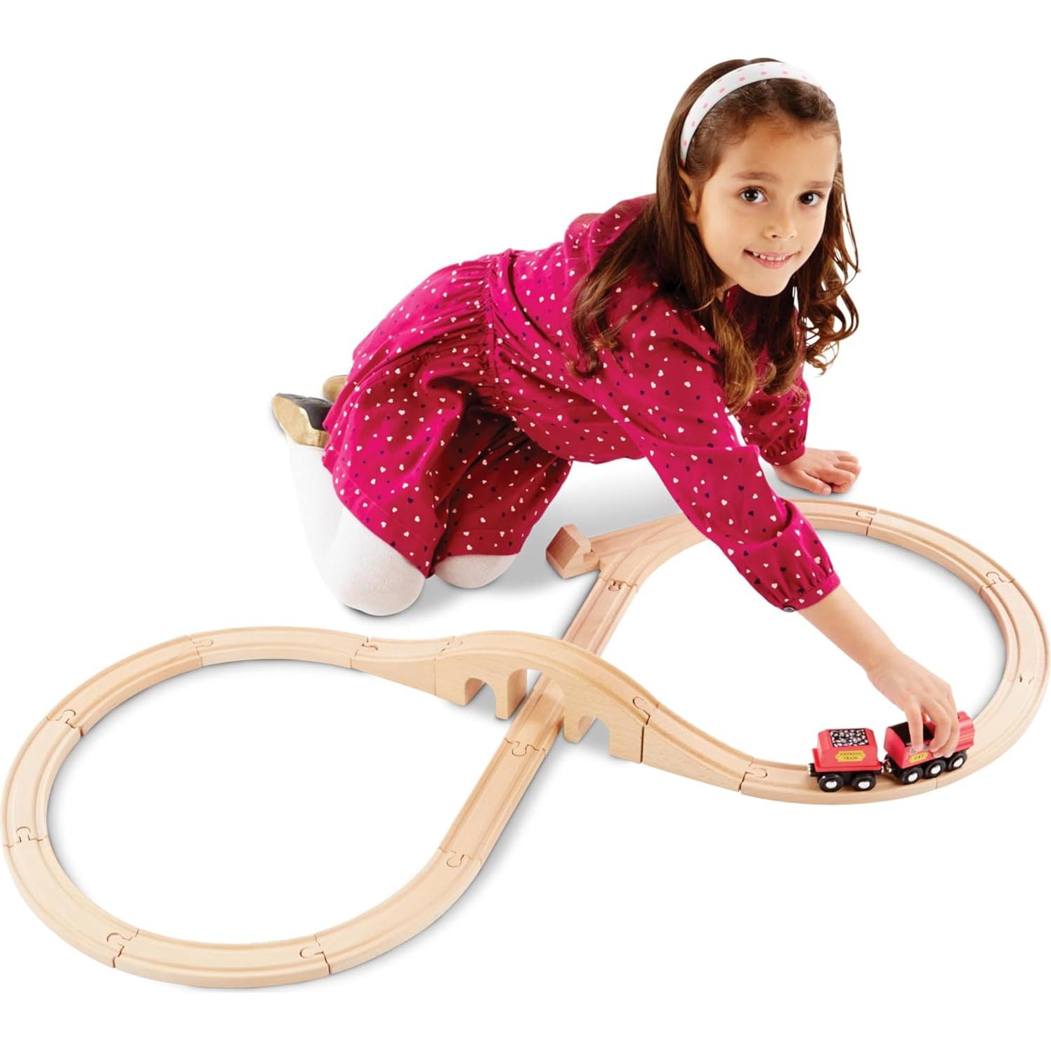 Juego de Tren de Madera Melissa & Doug 22 Piezas