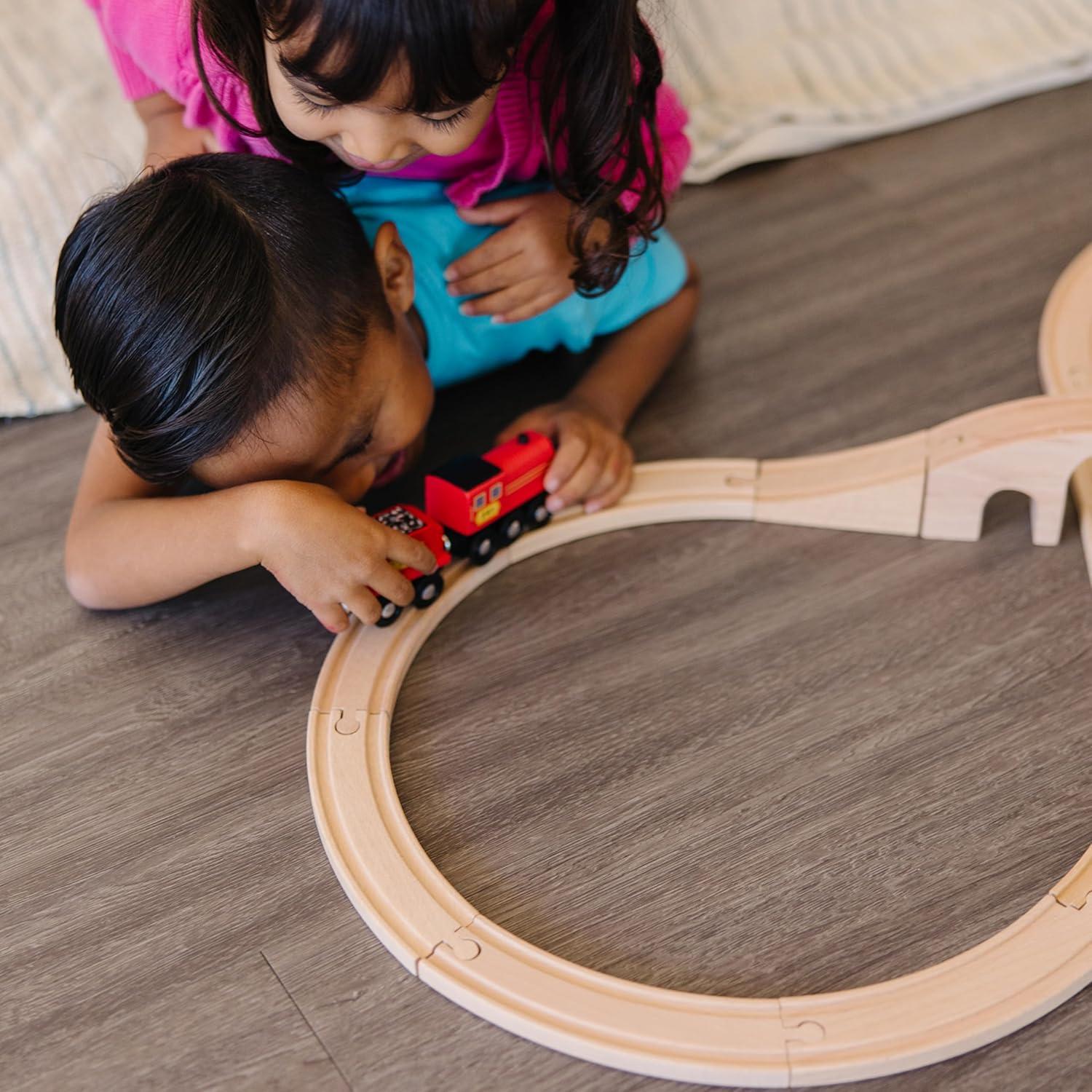 Juego de Tren de Madera Melissa & Doug 22 Piezas