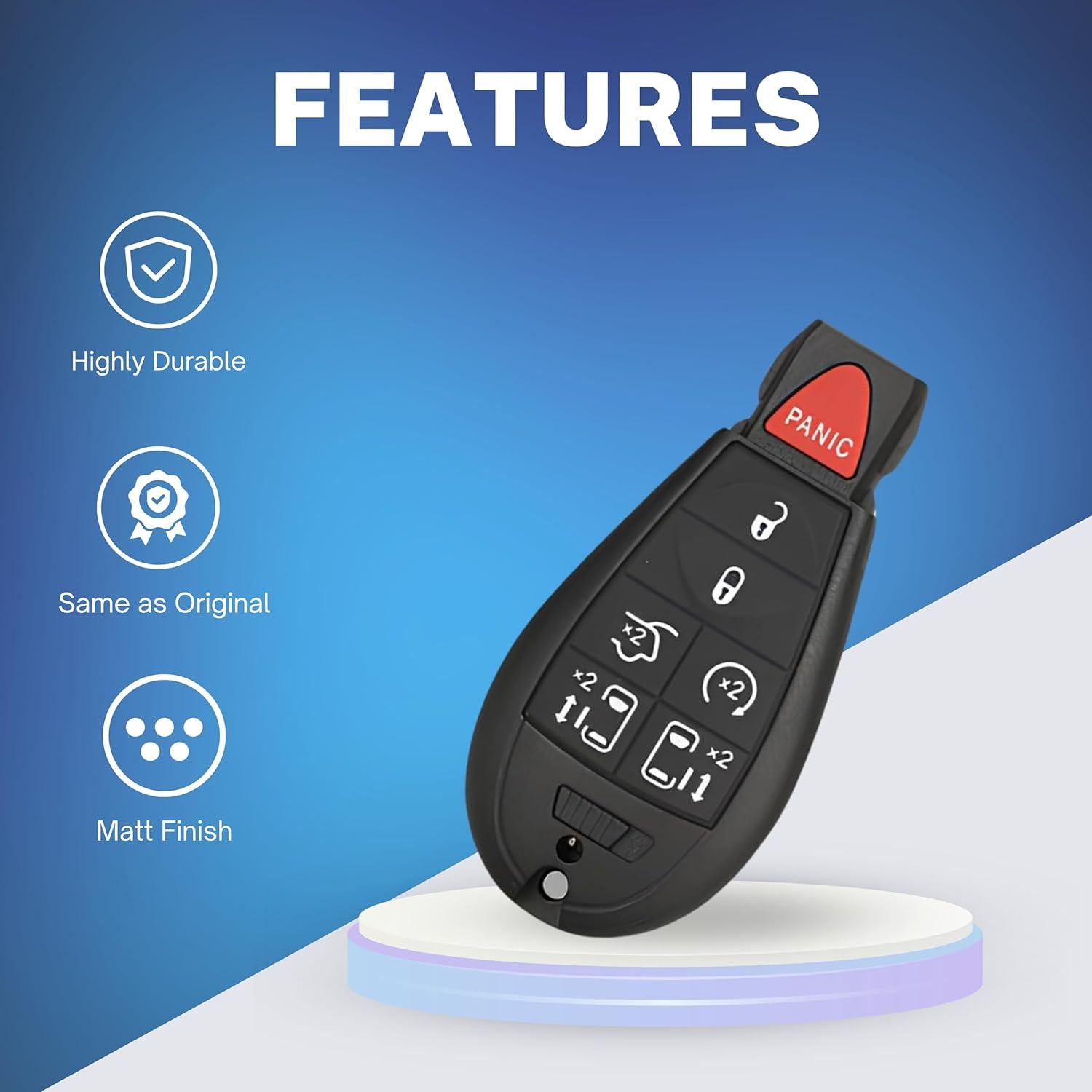 Control Remoto de Entrada Sin Llave Chrysler Dodge 2008-2018