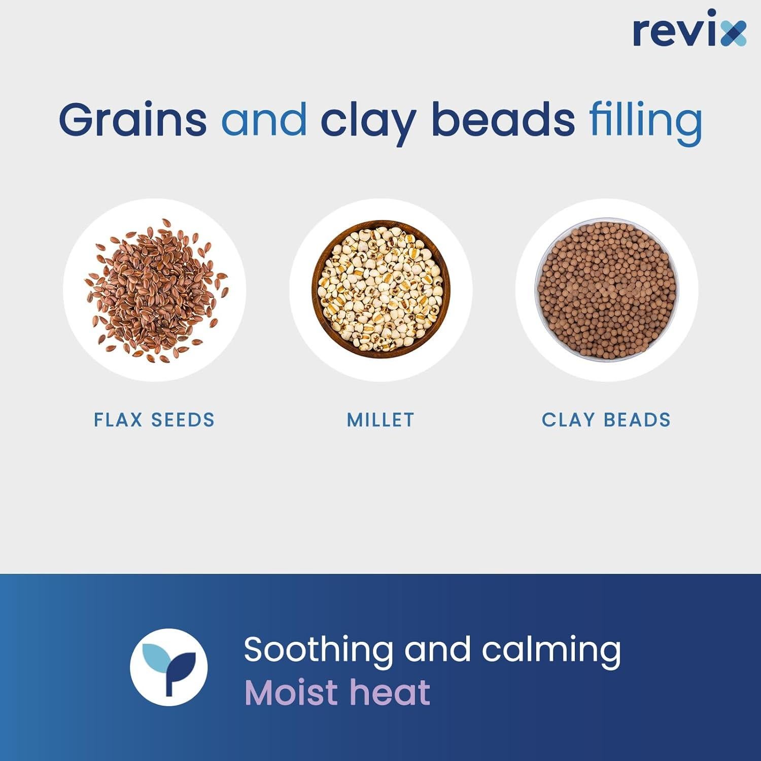 Almohadilla Calentadora Extra Grande REVIX para Espalda y Cuello